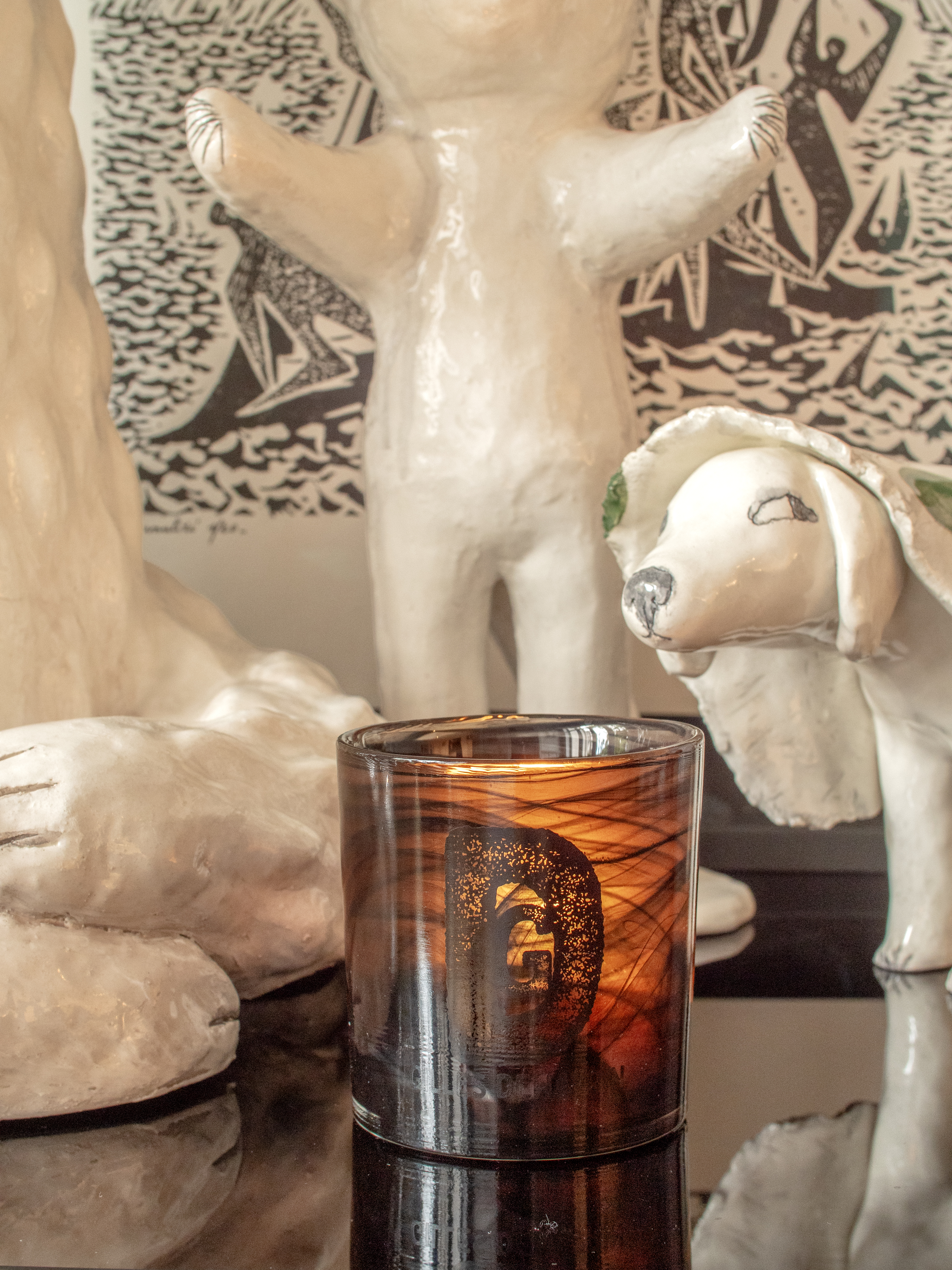 GILLES DEWAVRIN SWIRL GLASS CANDLES 59EUR CREDITS ARNO CARAVEL 5