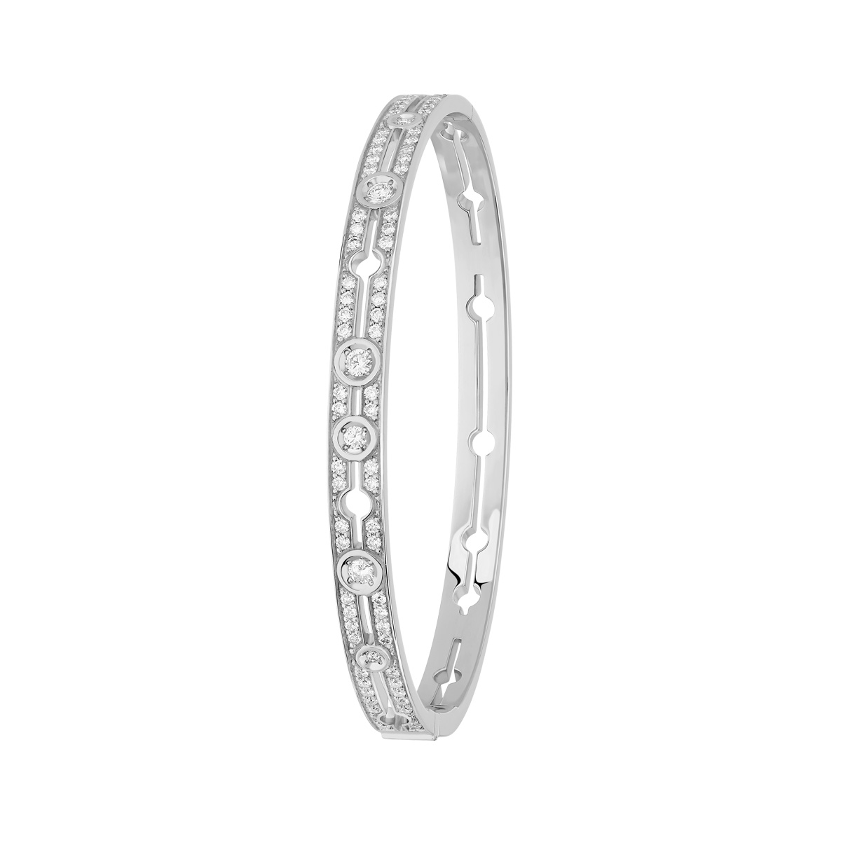 DINH VAN PULSE BRACLET SMALL MODEL WHITE GOLD AND DIAMONDS 108000EURO