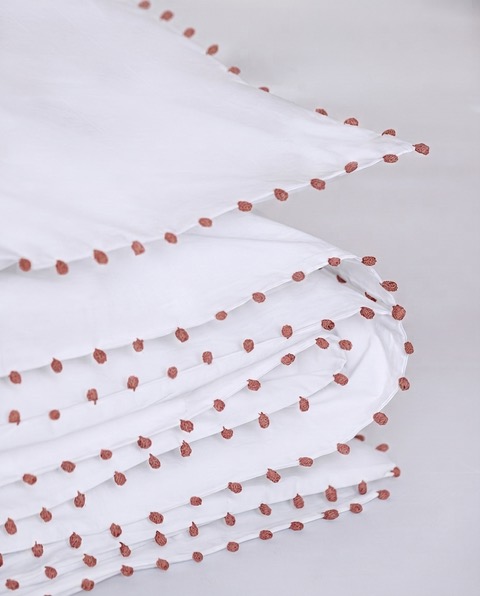 VALERIE BARKOWSKI AYA DUVET COVER BRICK FINISH CREDIT TANIA PANOVA