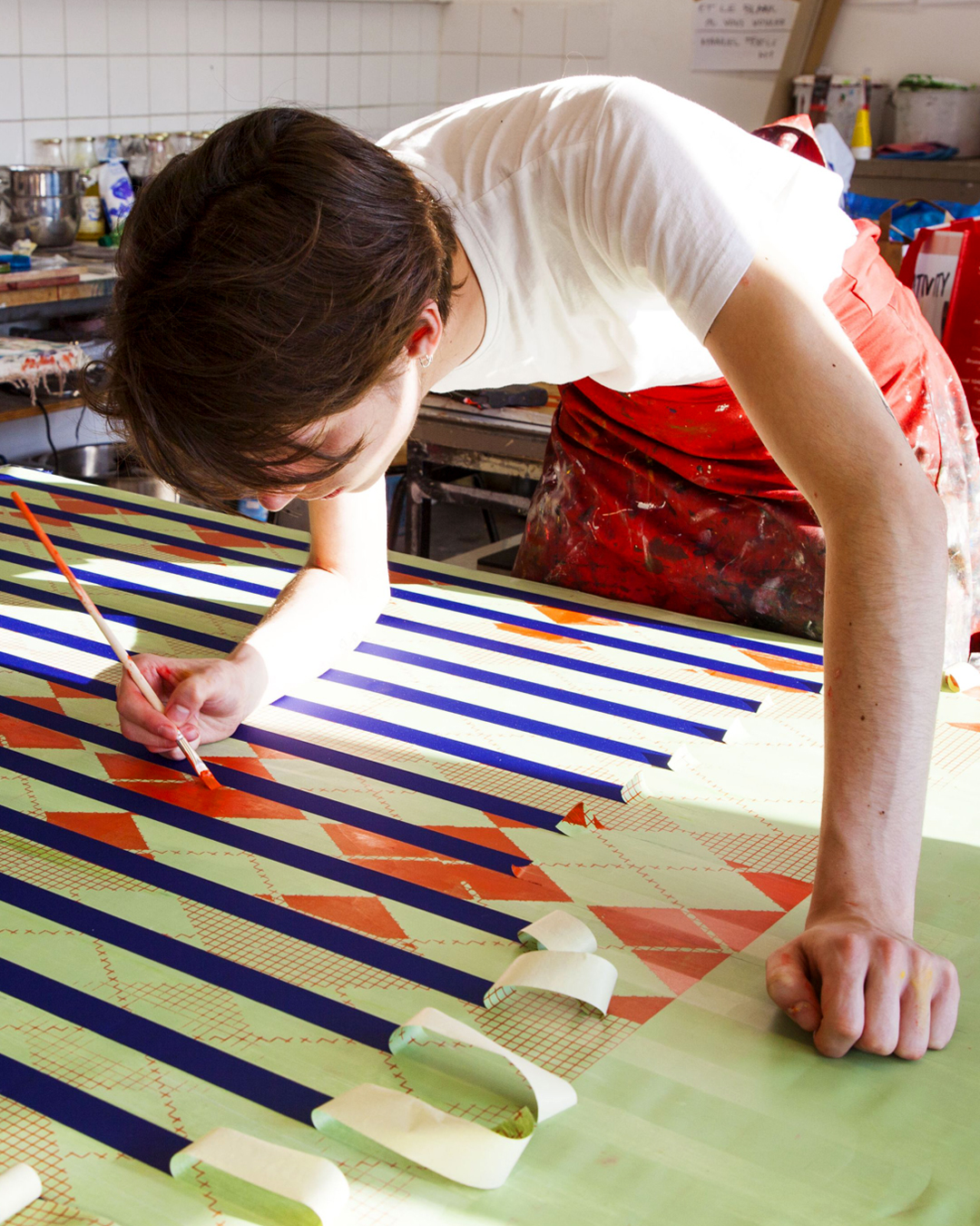 LA CAMBRE 100 YEARS TEXTILE DESIGN WORKSHOP SCREEN PRINTING AND FINISHING