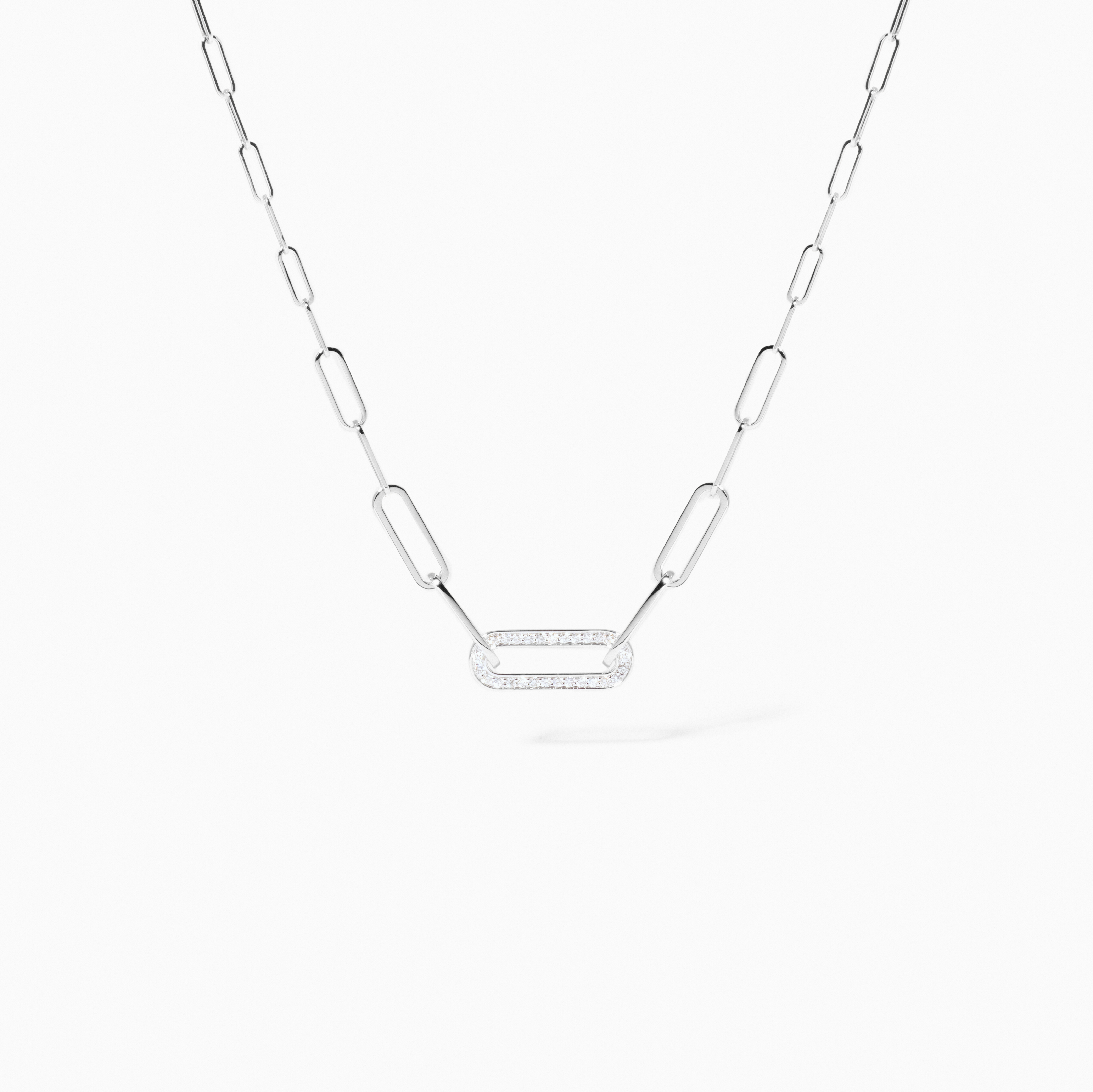 DINH VAN MAILLON NECKLACE SMALL MODEL WHITE GOLD DIAMONDS 2890EUR