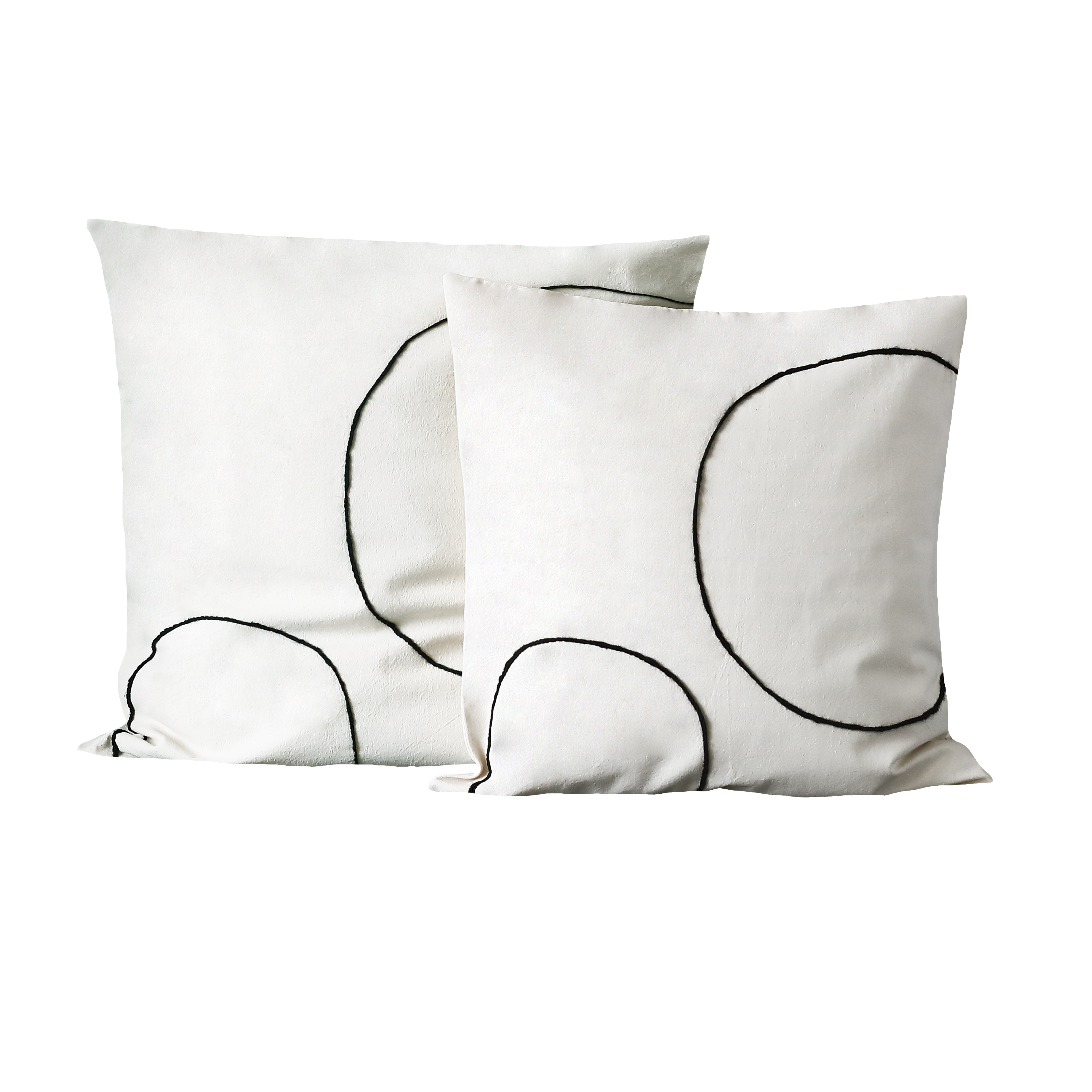 VALERIE BARKOWSKI BULL COUSSIN COTON ECRU FINITION NOIRE CREDIT MANON DE CLERCQ