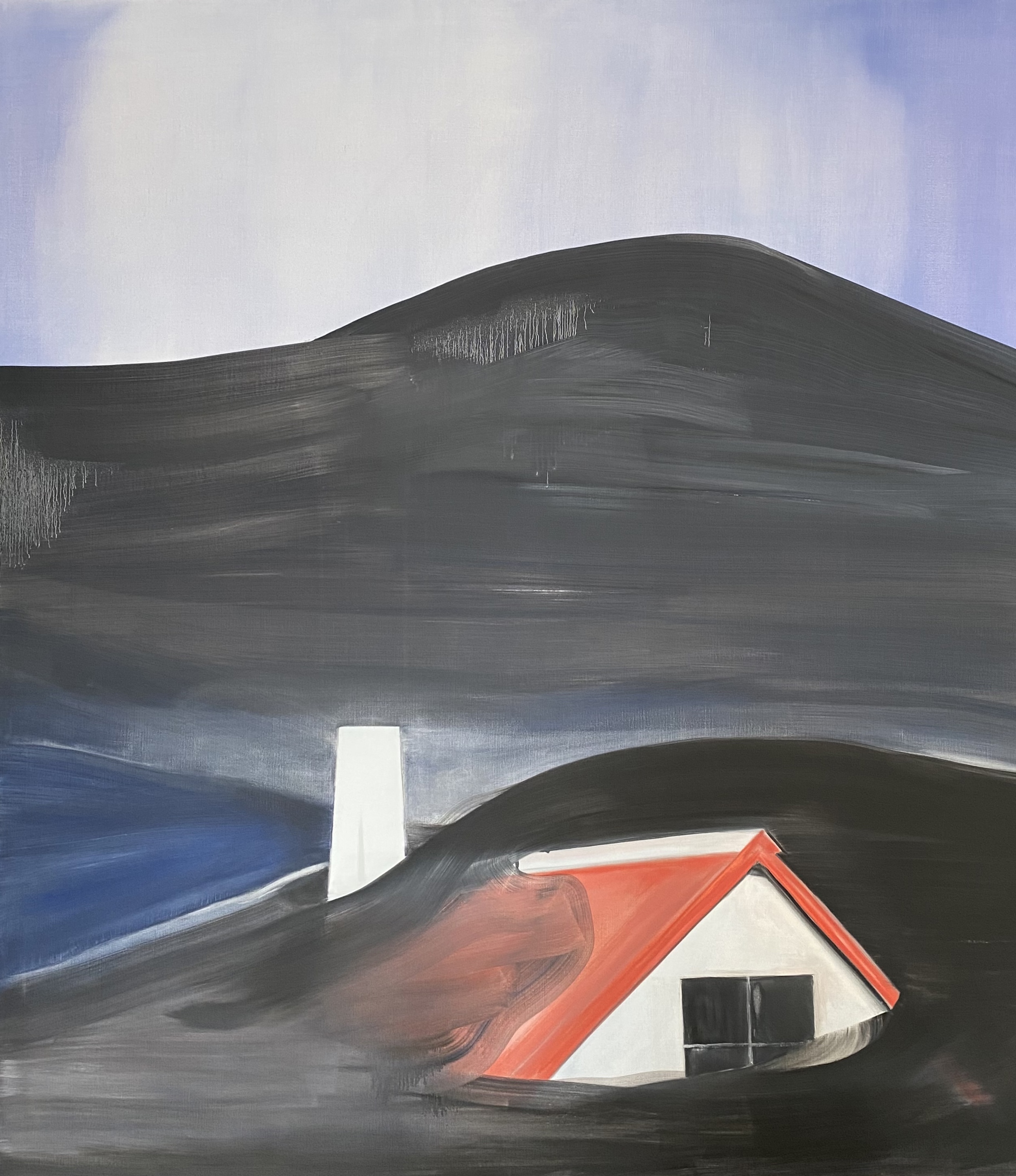 AAF26 HU! ANNICK LIZEIN SANS TITRE 2022 HUILE SUR TOILE 180X160CM 4500EUR