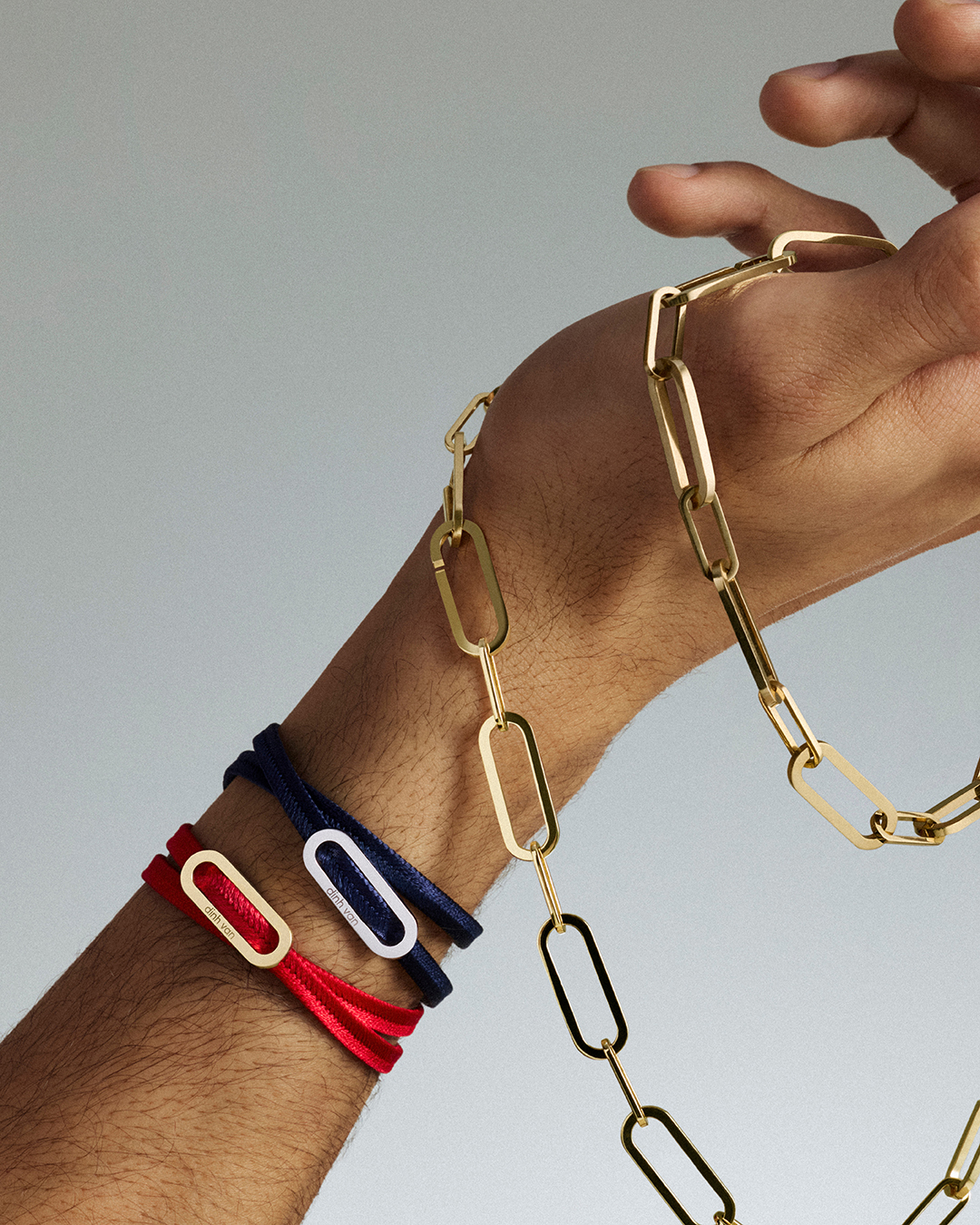DINH VAN BRACELET TISSE