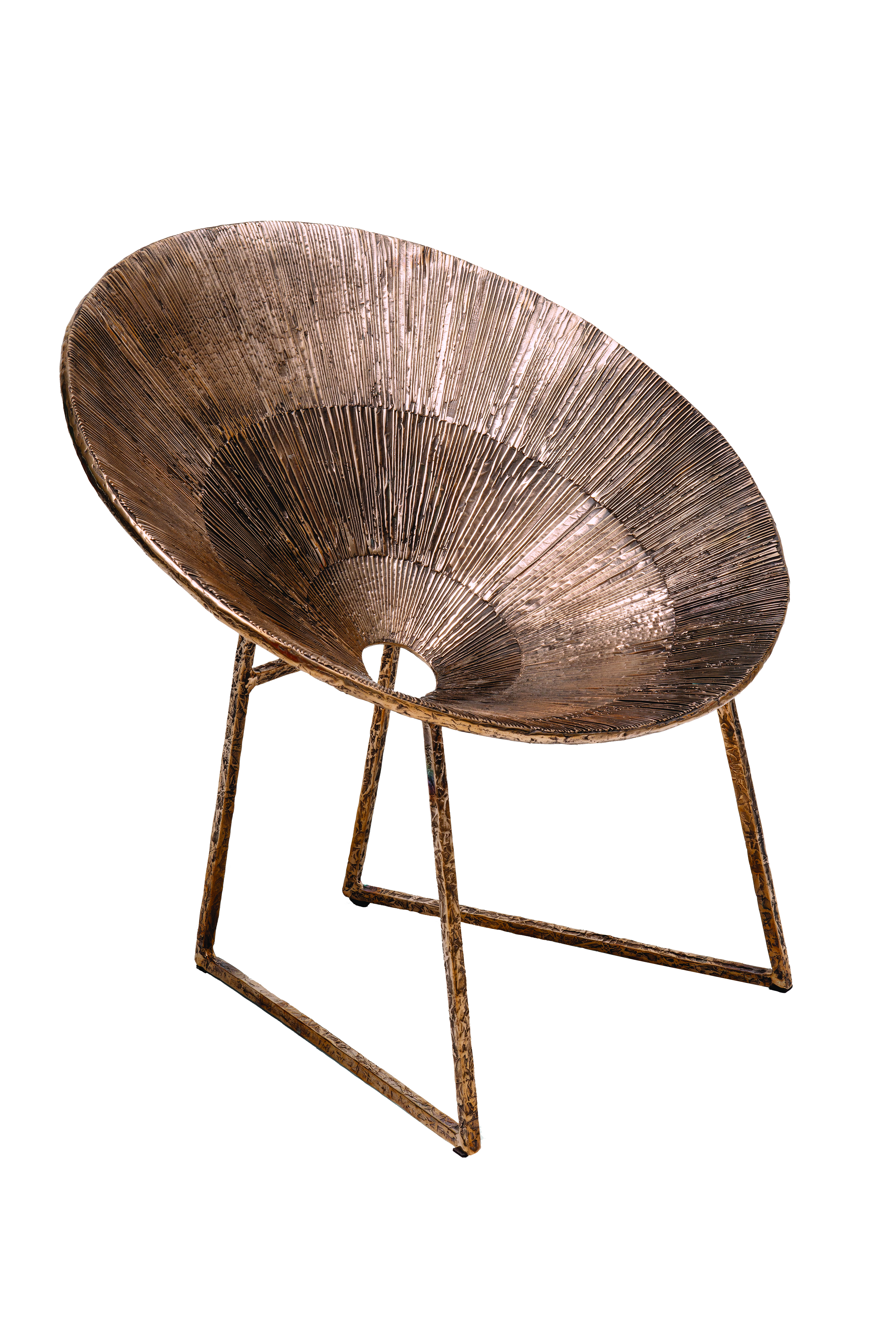 ISABELLE DE BORCHGRAVE BRONZE CHAIR