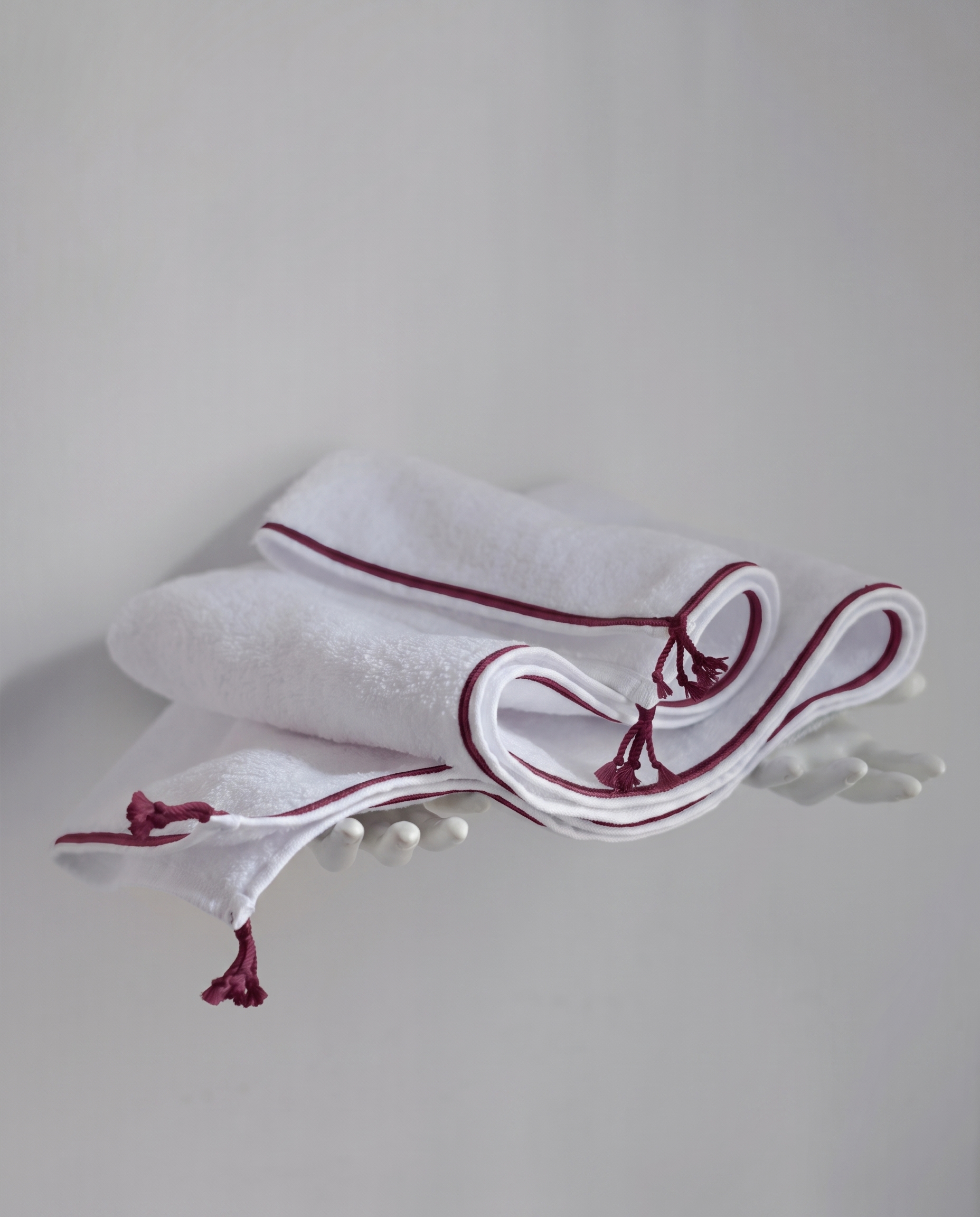 VALERIE BARKOWSKI OMANA PLUM BATH TOWEL CREDIT TANIA PANOVA 