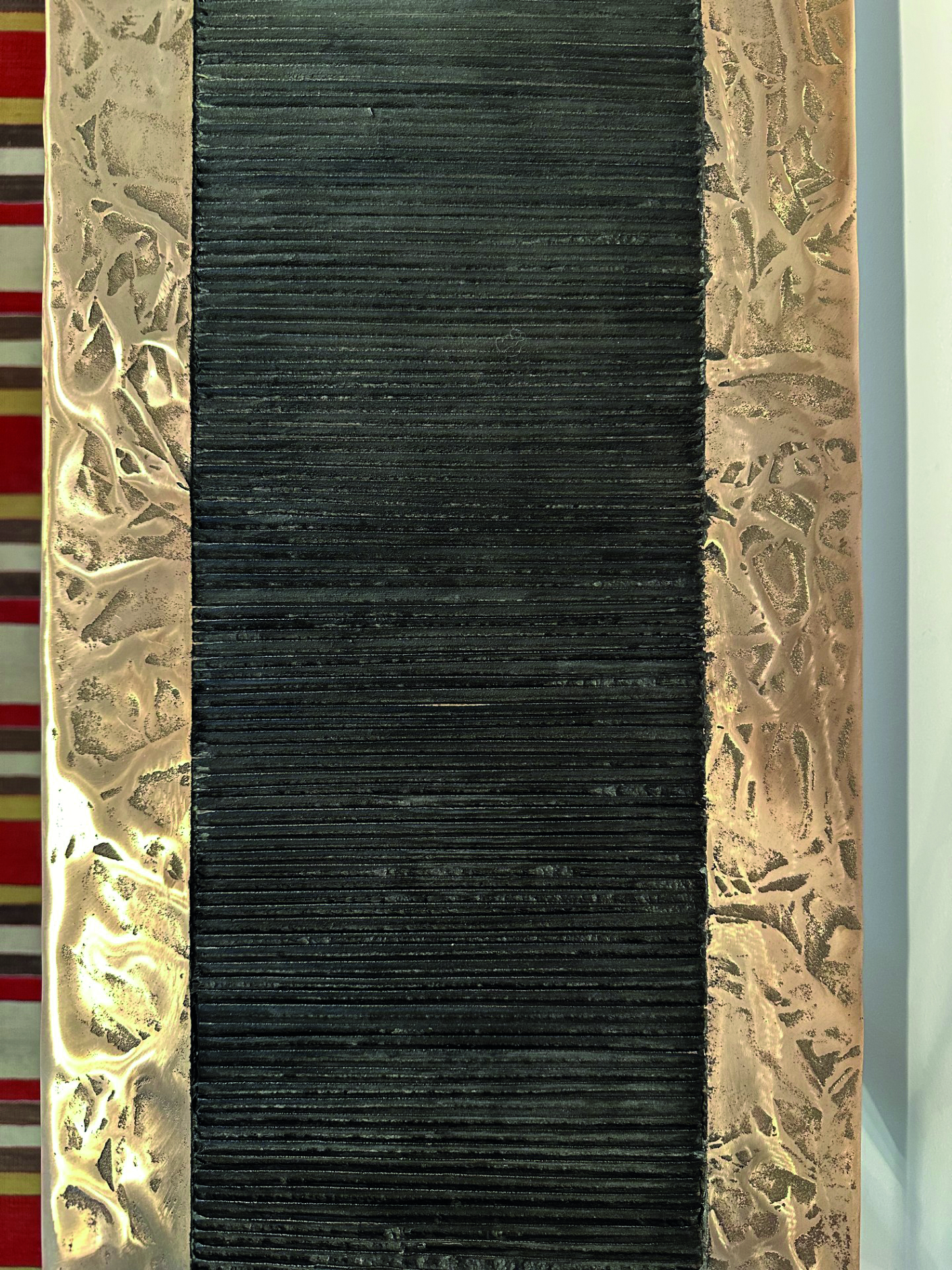 ISABELLE DE BORCHGRAVE BRONZE AND BLACK TABLE