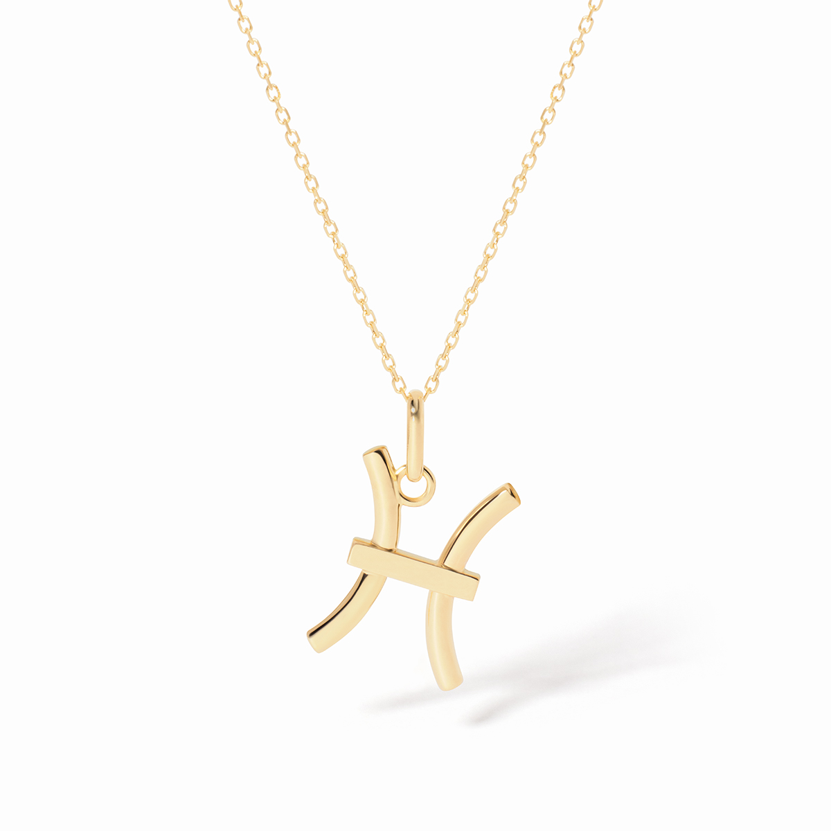 DINH VAN LES SIGNES SMALL PENDANT YELLOW GOLD PISCES 1180EUR