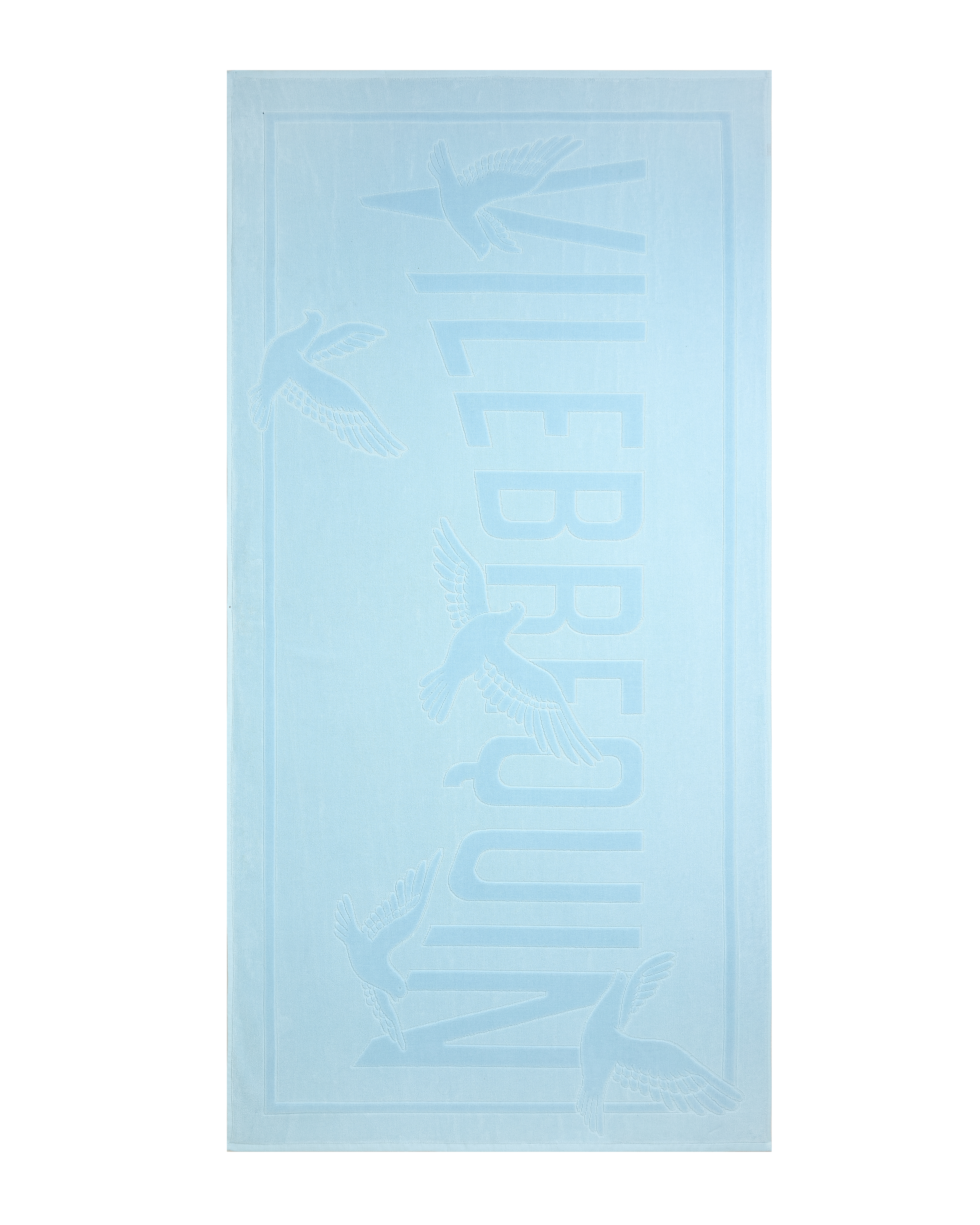 VBQ X 3PARADIS ORGANIC COTTON BEACH TOWEL DOVES (REF SANZ2403) 165EUR