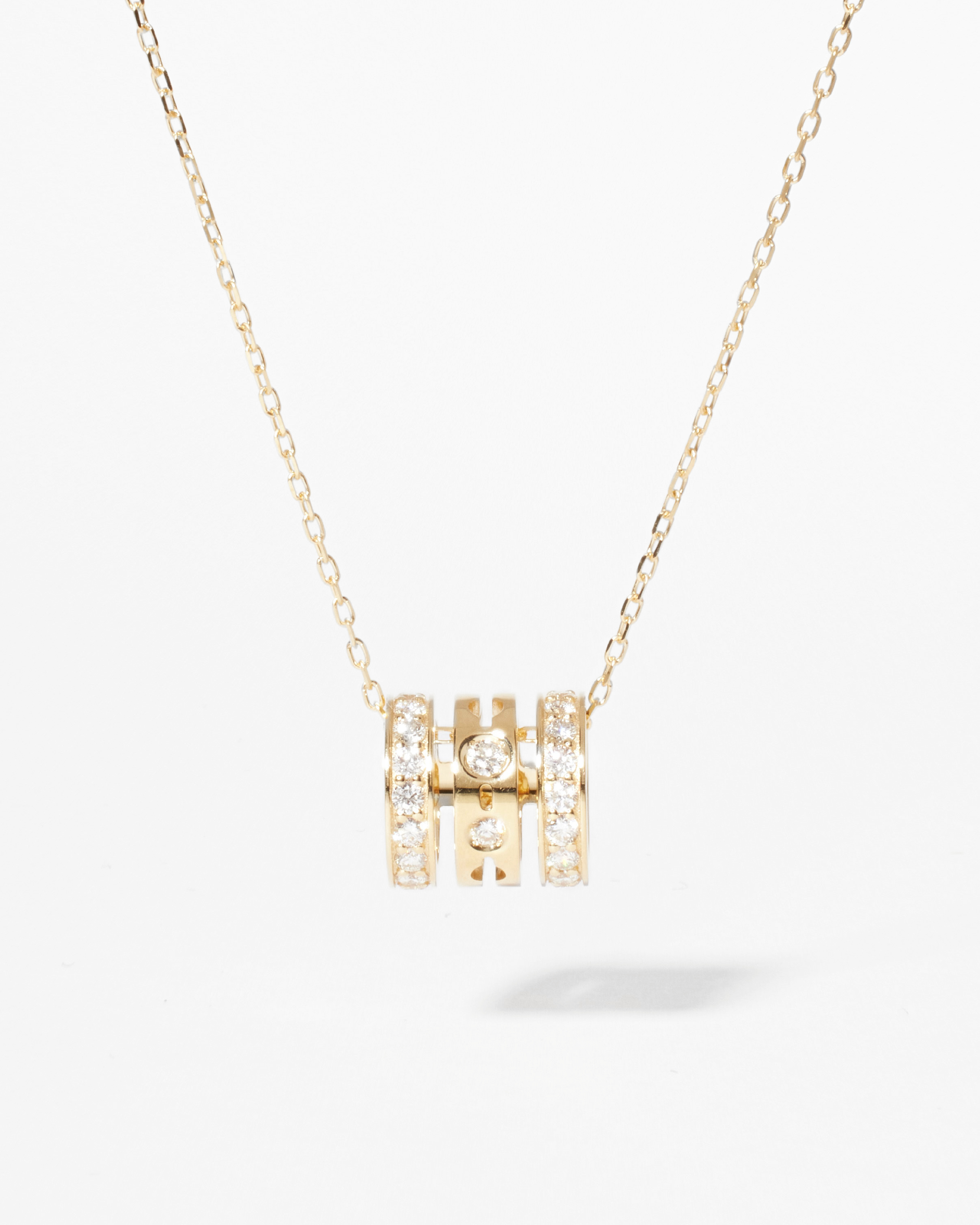 DINH VAN PULSE PENDANT YELLOW GOLD DIAMONDS 3390EUR