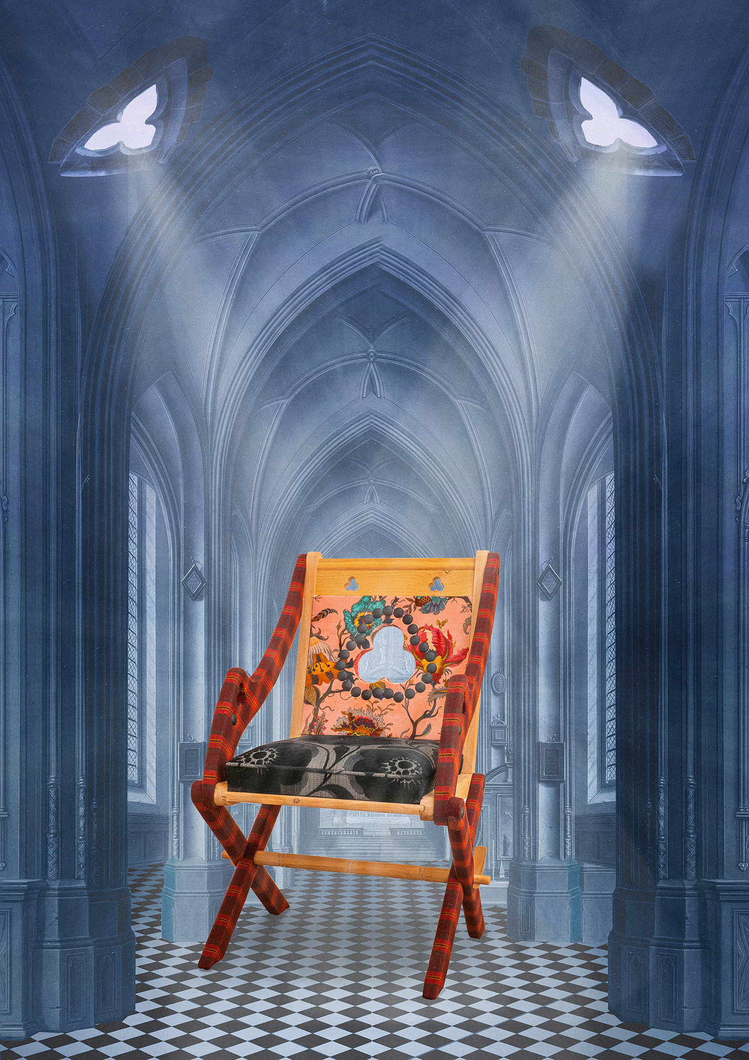 GILLES DEWAVRIN THE ARMCHAIR TREFLE CREDIT ARNO CARVEL