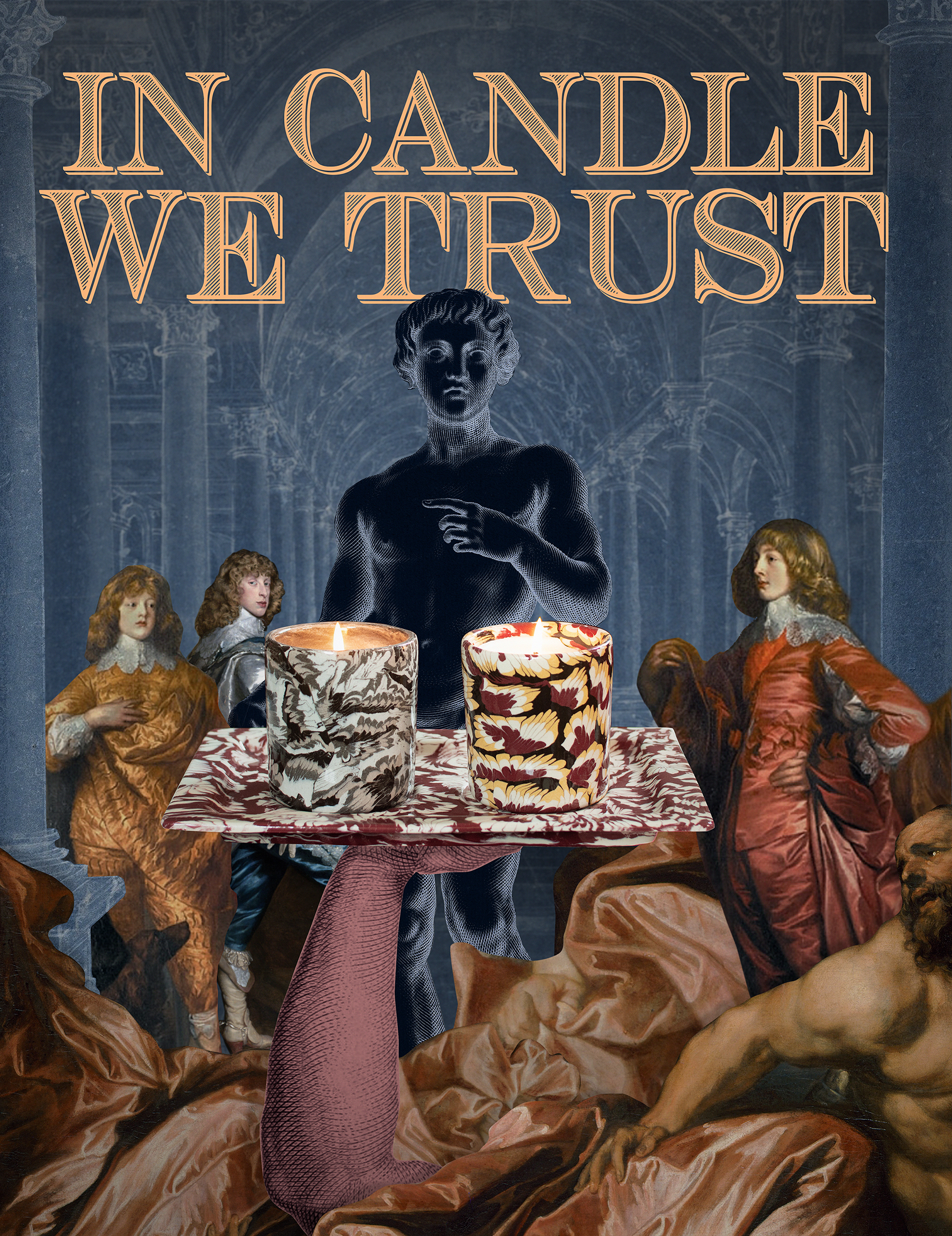 GILLES DEWAVRIN PERFUM WAX PORTRAIT VANDYCK CRED ARNO CARAVEL