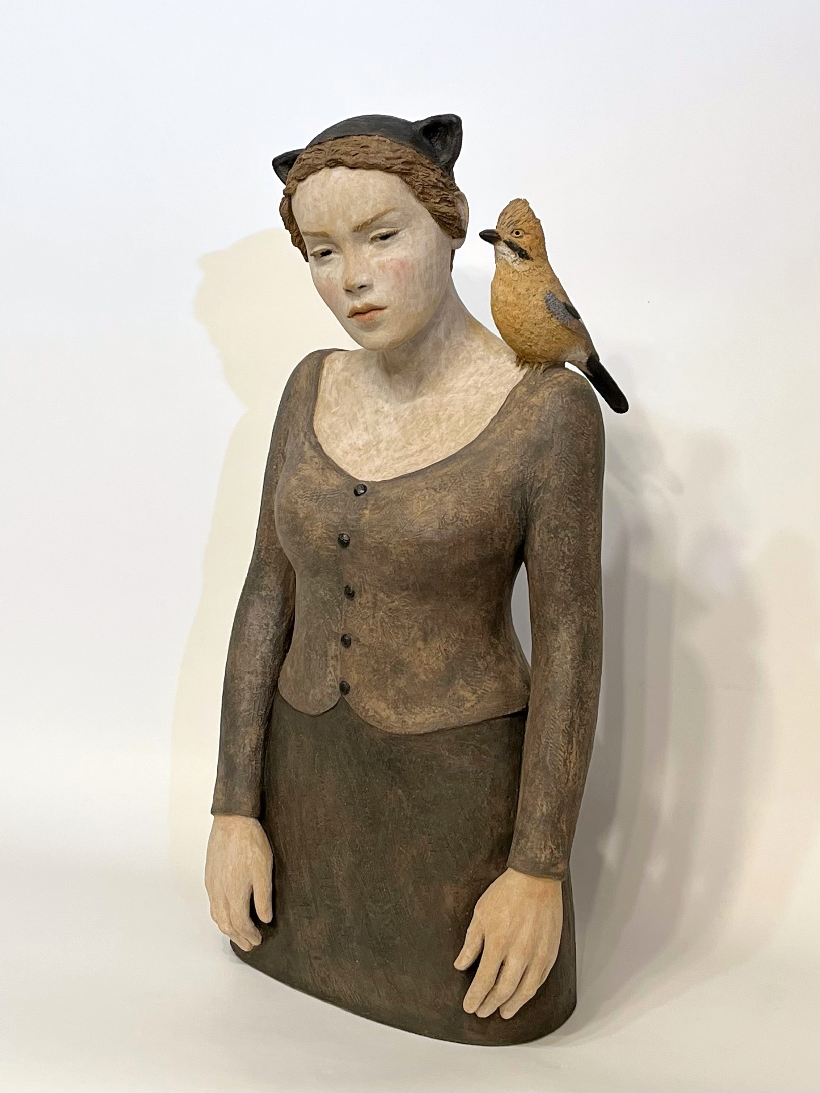 AAF26 GALERIE CHRISTINE COLON MARIA GUILBERT CELLE QUI ÉCOUTE 2025 GRÈS 65X33X33CM