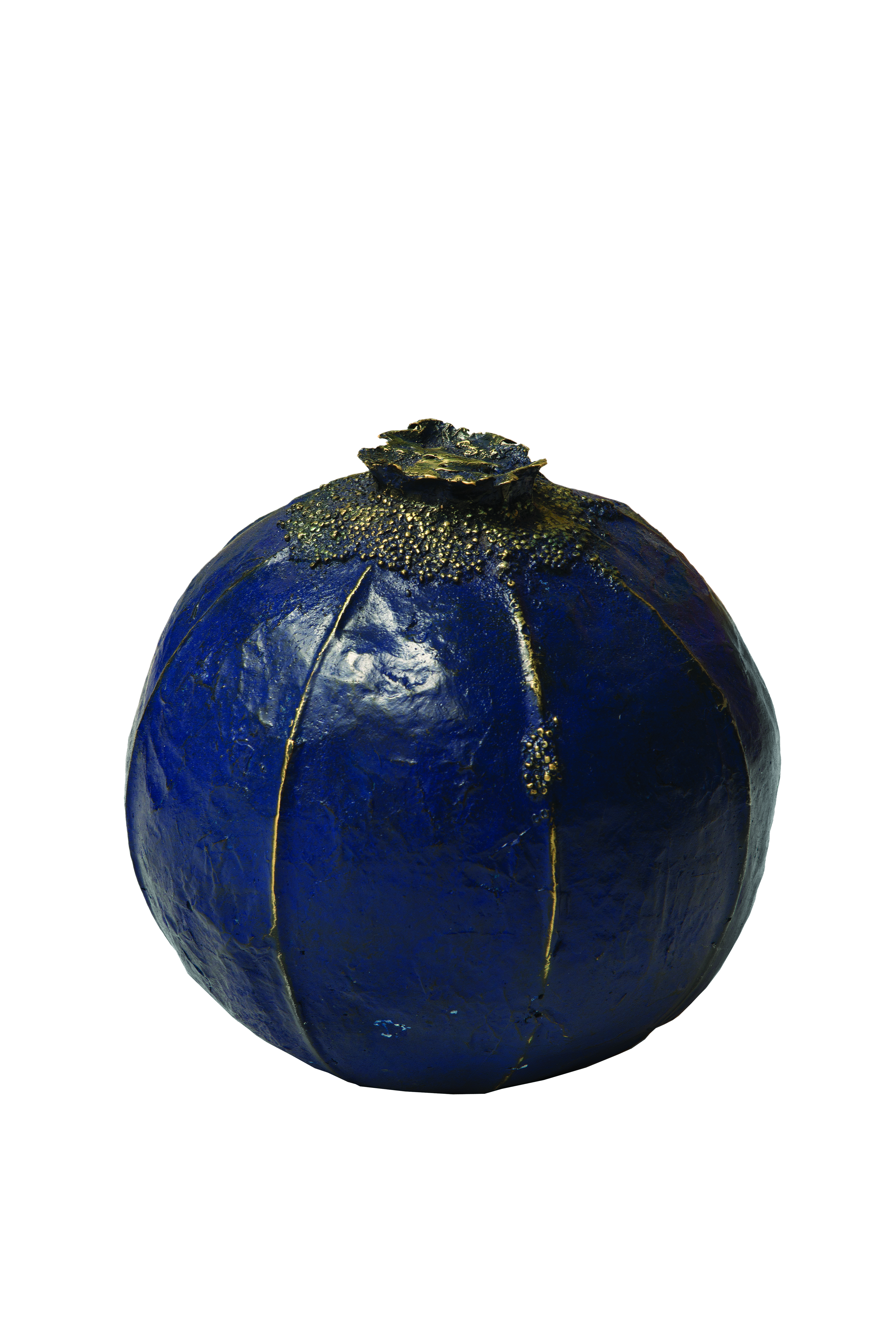 ISABELLE DE BORCHGRAVE BLUE SEED IN BRONZE MATERIAL