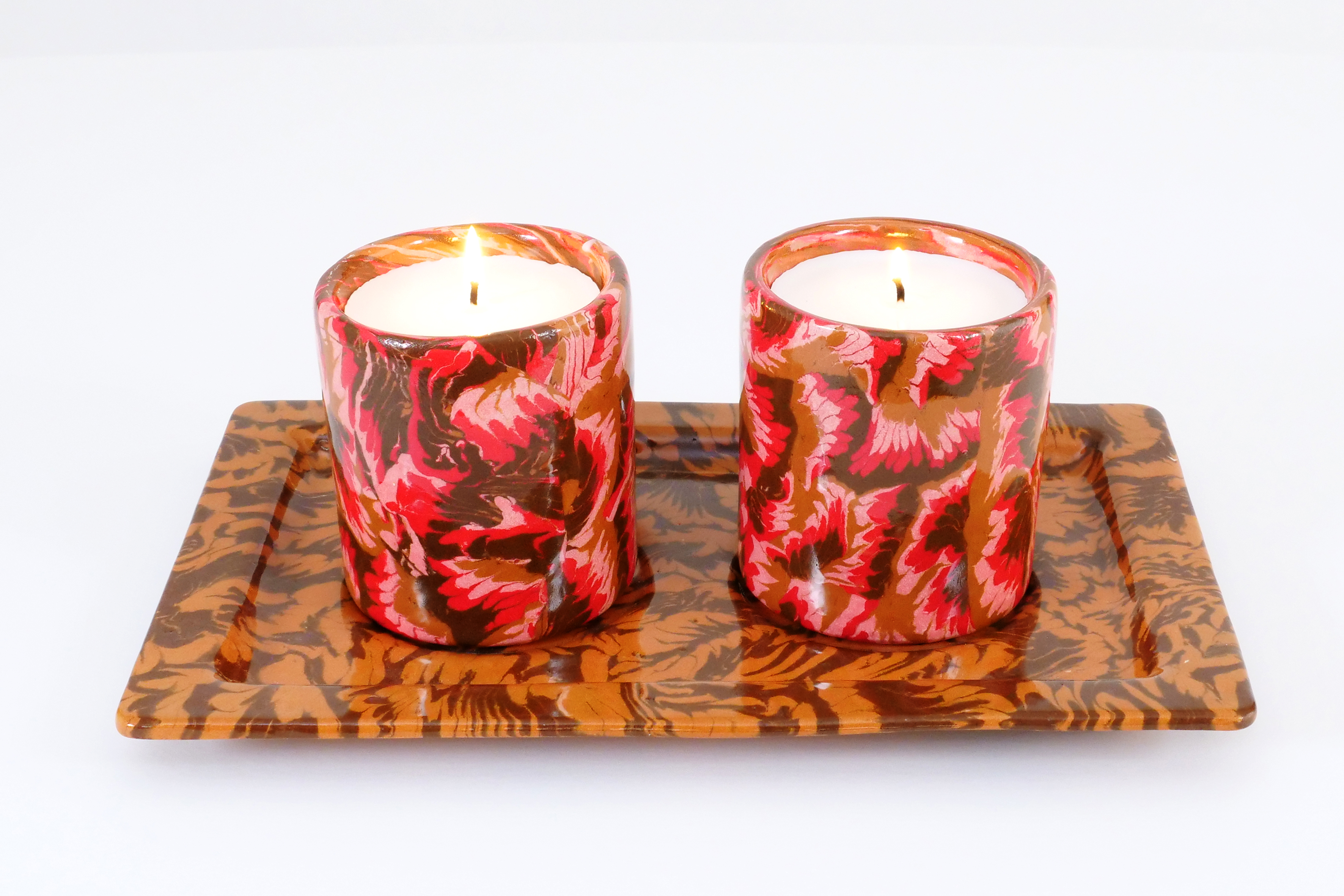 GILLES DEWAVRIN MOTHERS DAY DOUBLE TRAYS 159 EURO REFILLABLE PERFUMED WAX 39 EURO CONTAINING FROM MIXED  MATERIALS 75 EURO CREDIT ARNO CARAVEL 4