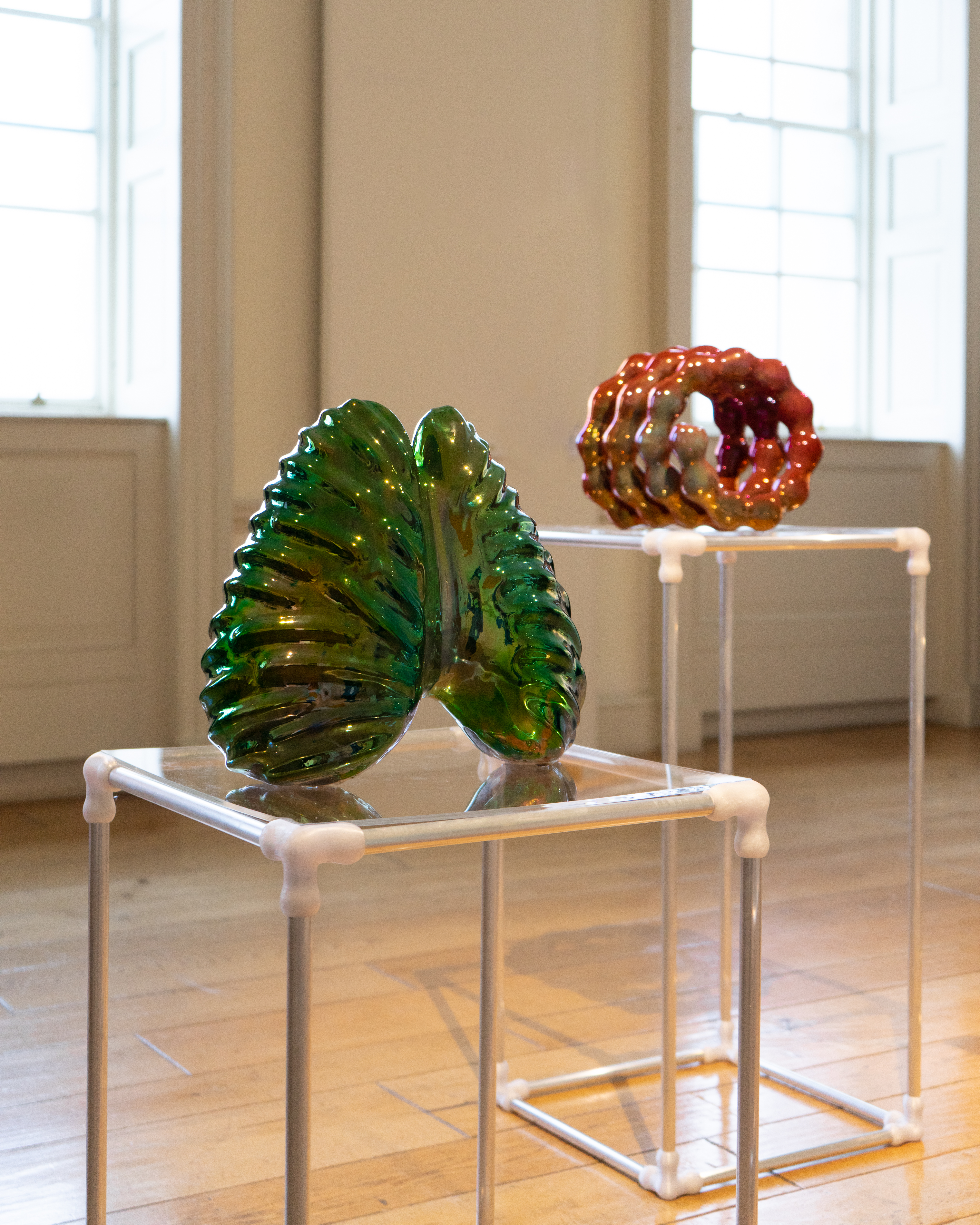 CERAMIC BRUSSELS 2026 ART PRIZE URIEL CASPI CORPUS ORGANS VIEW INSTALLATION 38CM X 21CM X 35CM 2024 CREDITS MILES WARBURTON