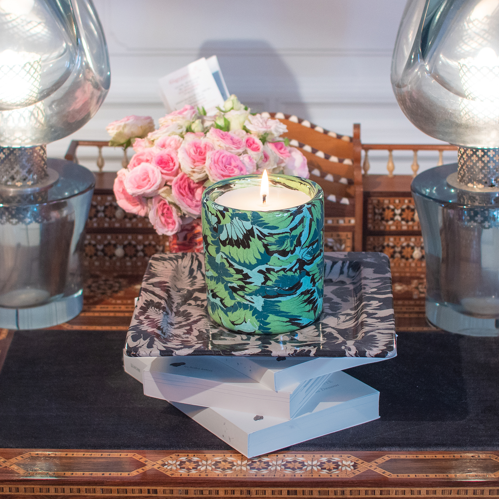 GILLES DEWAVRIN SINGLE TRAYS 195E REFILLABLE PERFUMED WAX 60E CONTAINING FROM MIXED MATERIALS 120E CRED ARNO CARAVEL