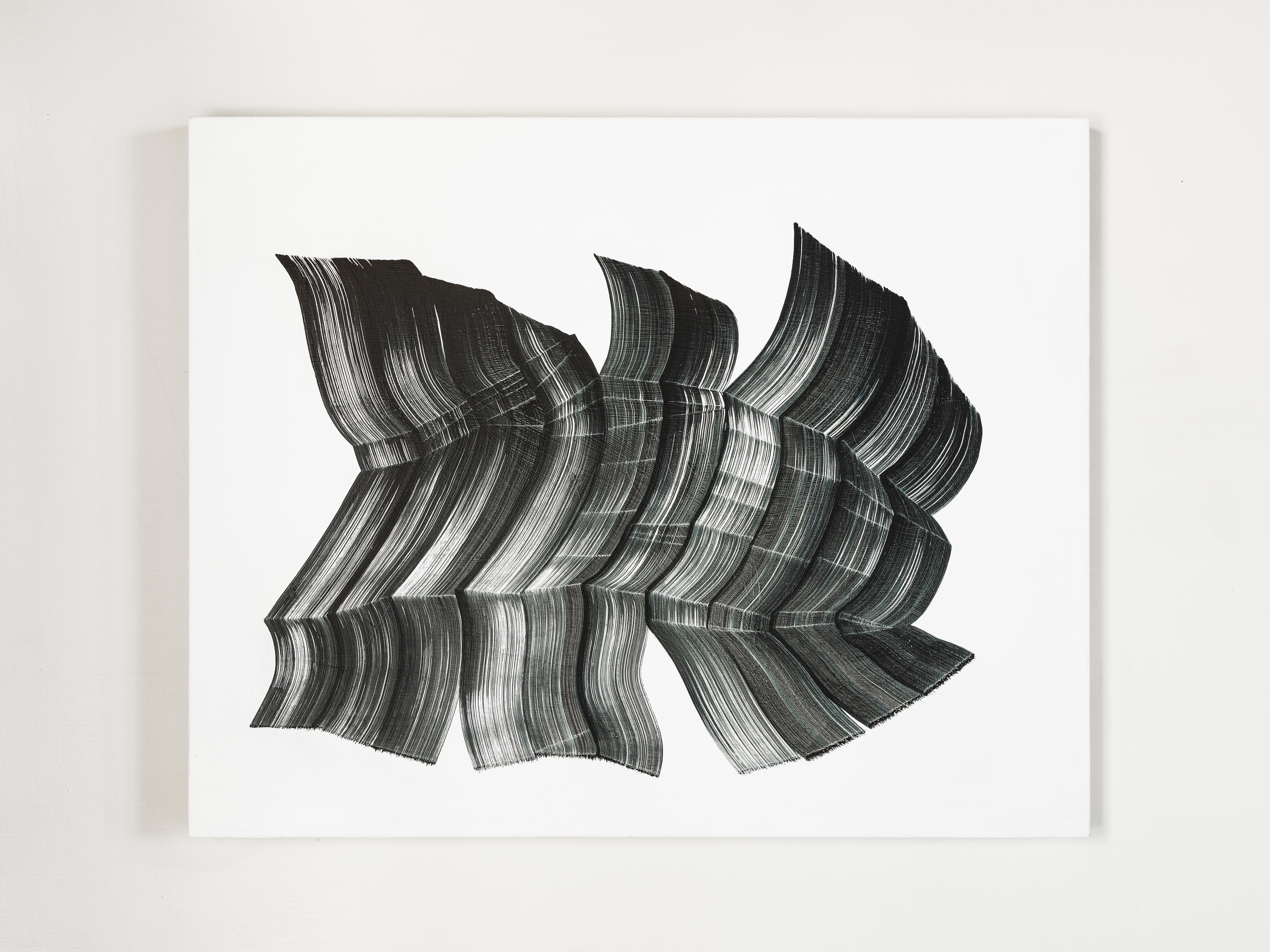 GALERIE MESTDAGH TIFFANY BOUELLE FEMME OBJET NOIR 2024 ACRYLIC ON CANVAS SIGNED AND DATED ON THE BACK 100CM X 80CM