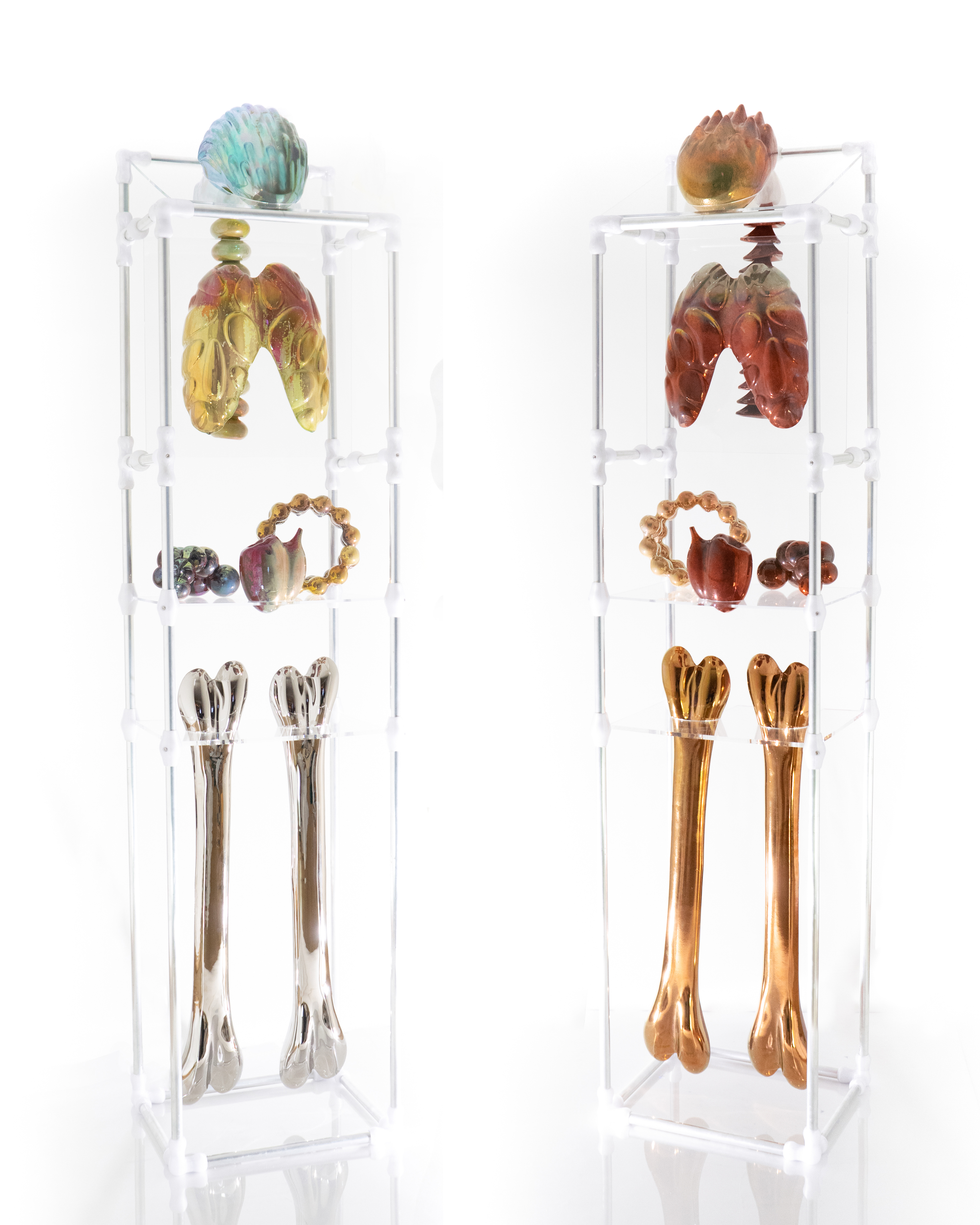 CERAMIC BRUSSELS 2026 ART PRIZE URIEL CASPI CORPUS ARCHETYPUS FIGURES 45CM X 35CM X 190CM 2025 CREDITS MILES WARBURTON