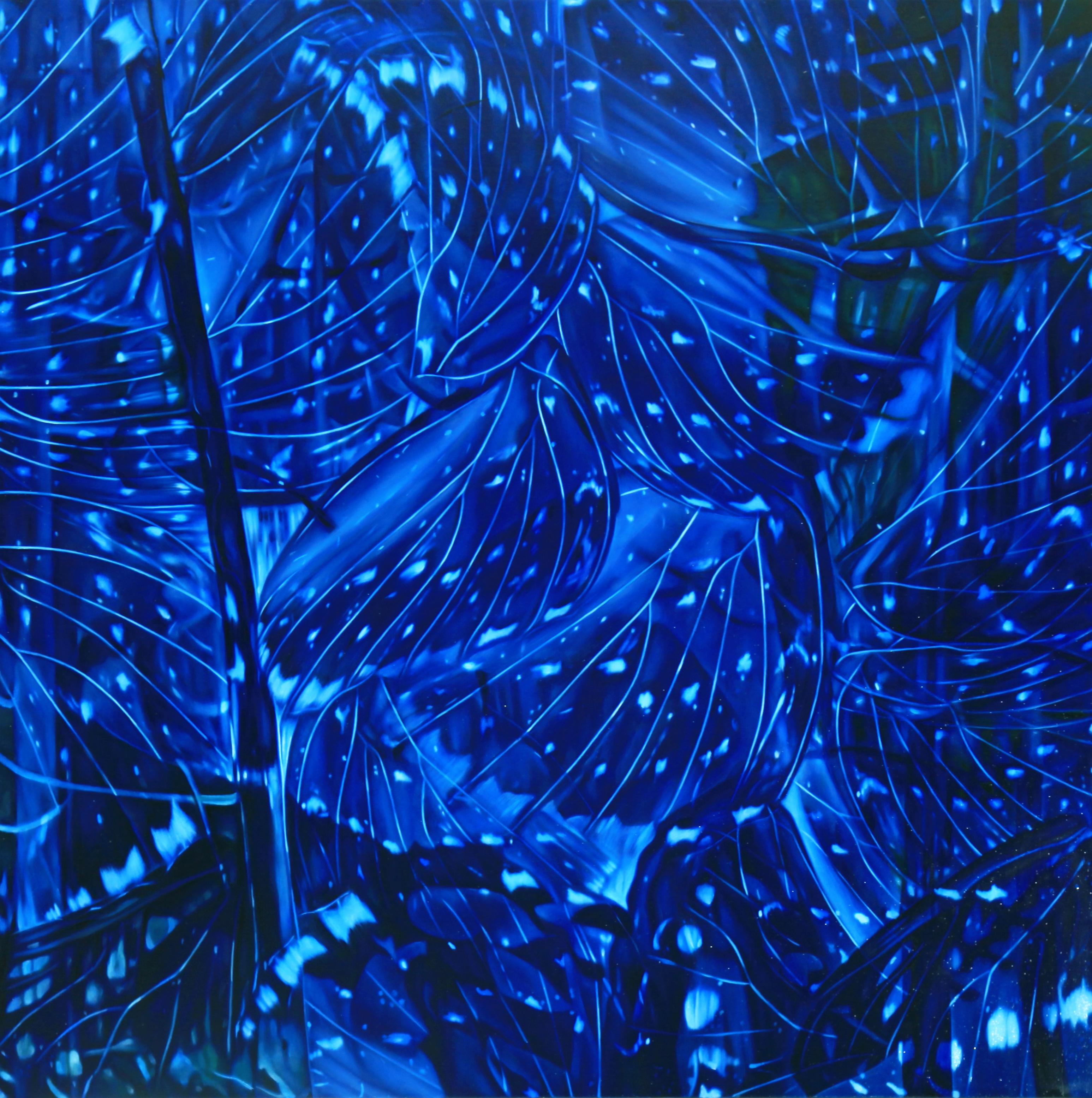AAF26 60 CENT GALLERY CHEUNG CHING THE NIGHT WHEN THE BUTTERFLY FLEW IN 2024 OIL ON CANVAS 108X108CM 3800EUR