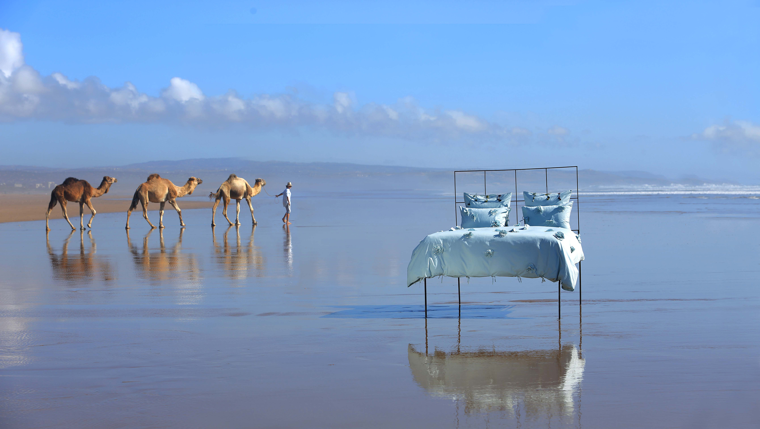 VALERIE BARKOWSKI CAMPAIGN BED LINEN DREAM OR REALITY CREDIT TANIA PANOVA