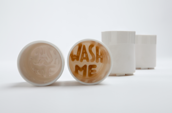 CID ARTSHOP HUGO MEERT TASSES WASH ME 41.60 EUROS