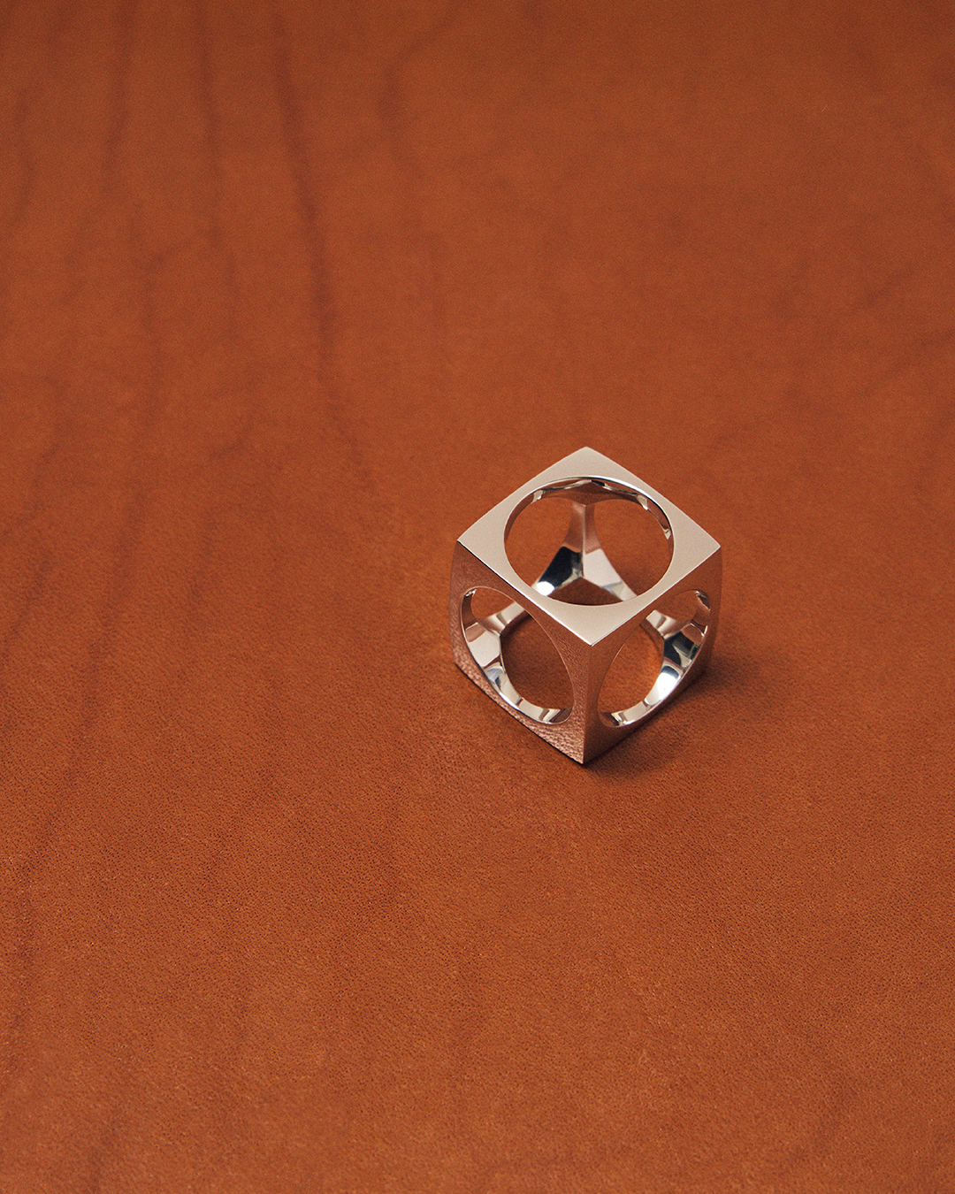 DINH VAN LE PAVE RING LARGE MODEL SILVER