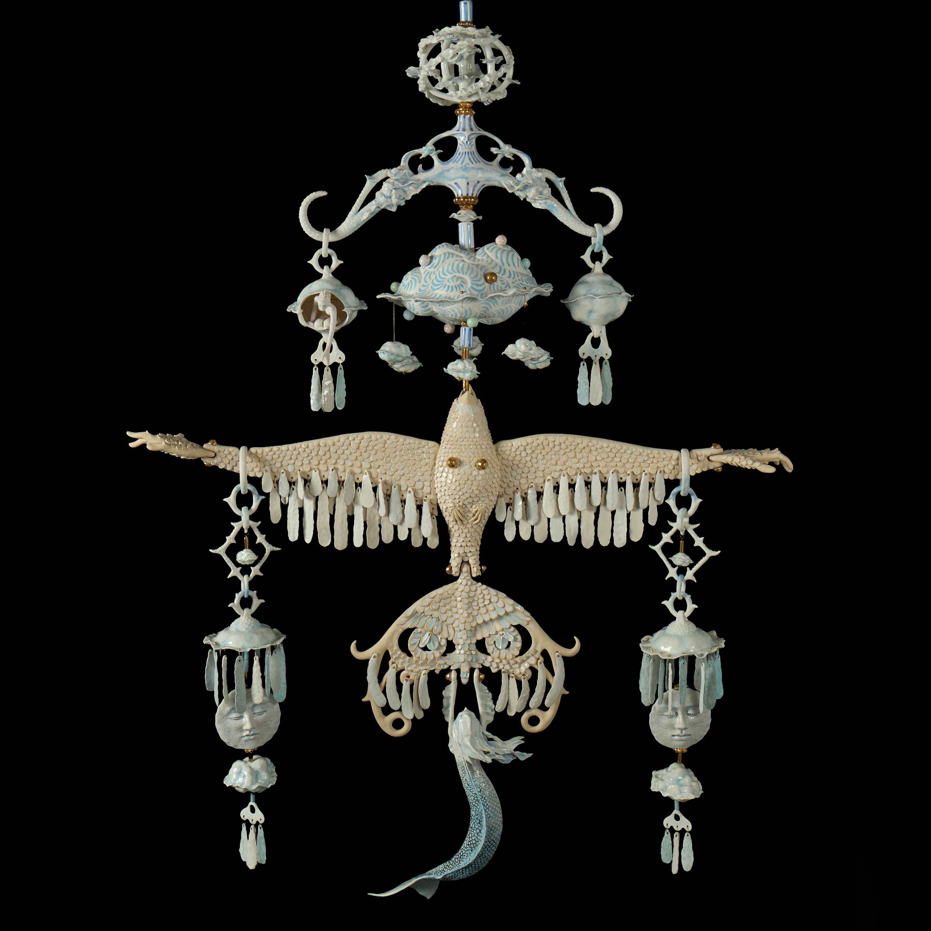 CB26 SEALED EARTH GALERIE MAGGY IOANNOU GREED STONEWARE CLAY PORCELAIN 185CM X 120CM X 40CM 2025