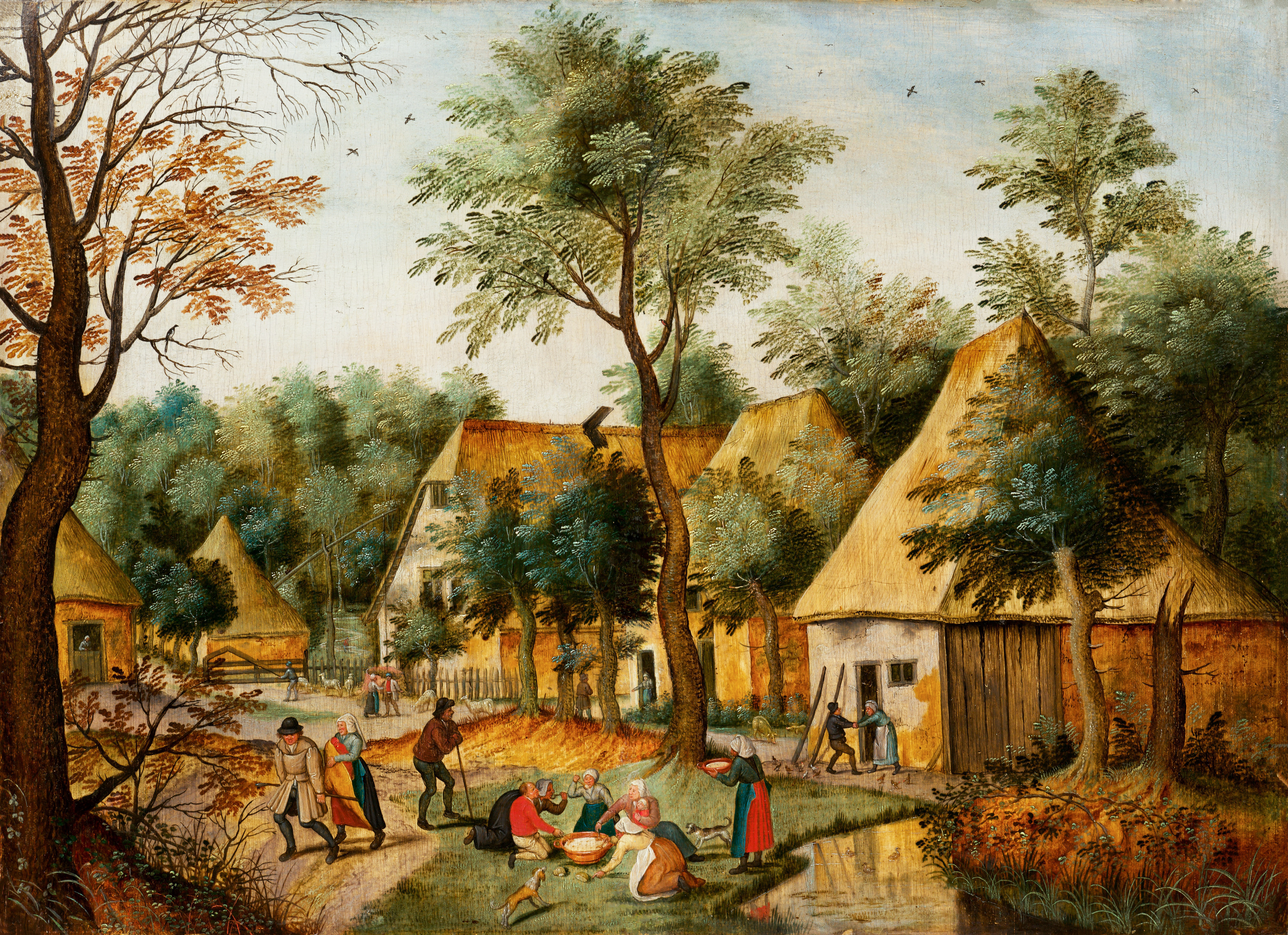 COSTERMANS PIETER BRUEGHEL LE DEJEUNER DES PAYSANS