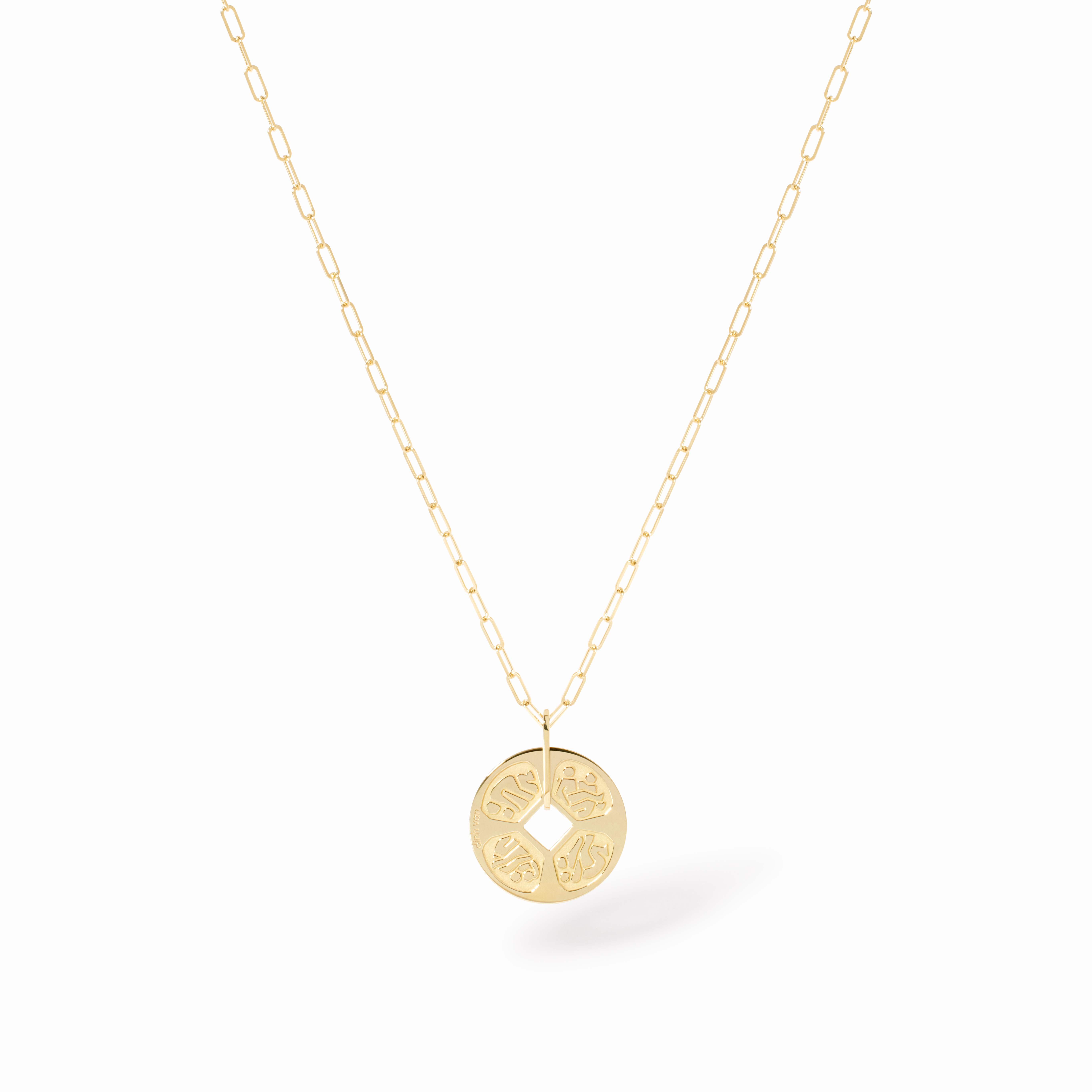 S KAMASUTRA NECKLACE YELLOW GOLD DINH VAN XS CHAIN ( 17 MM ) 2 750 EURO