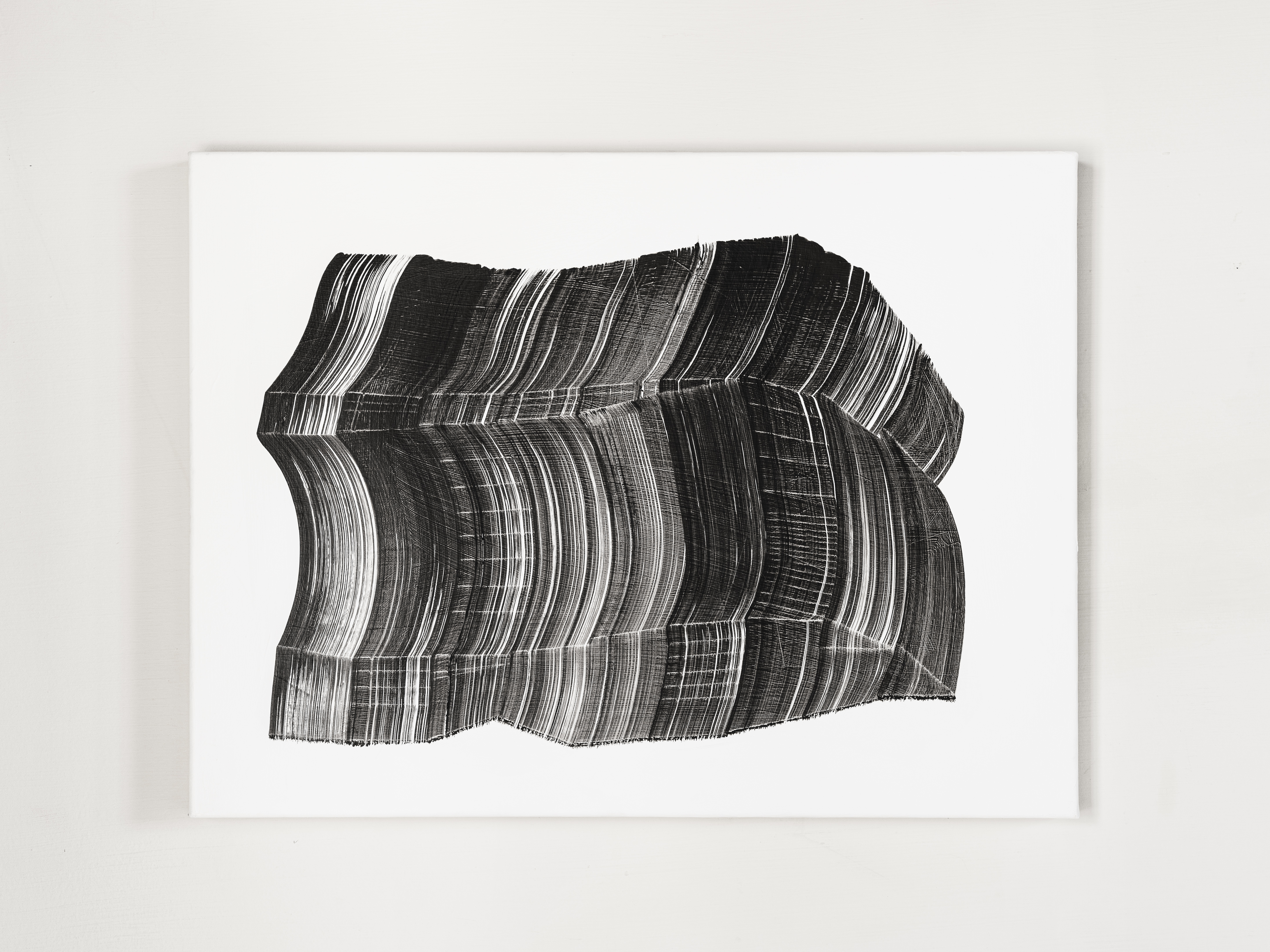 GALERIE MESTDAGH TIFFANY BOUELLE FEMME OBJET NOIR 2024 ACRYLIC ON CANVAS SIGNED AND DATED ON THE BACK 80CM X 60CM