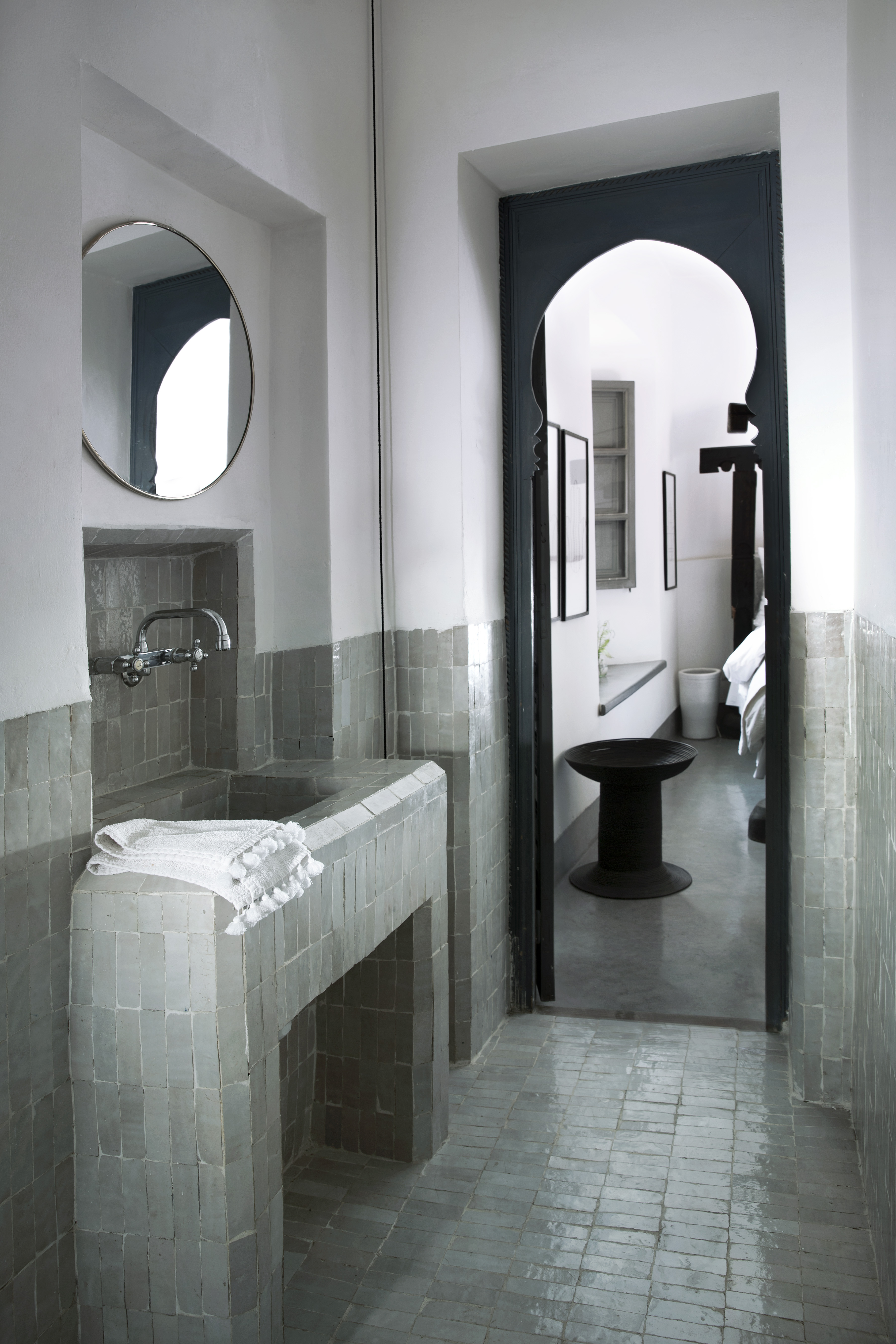 VALERIE BARKOWSKI DAR KAWA RIAD BATHROOM BABOUNE DOUBLE ROOM 2 CREDIT TANIA PANOVA