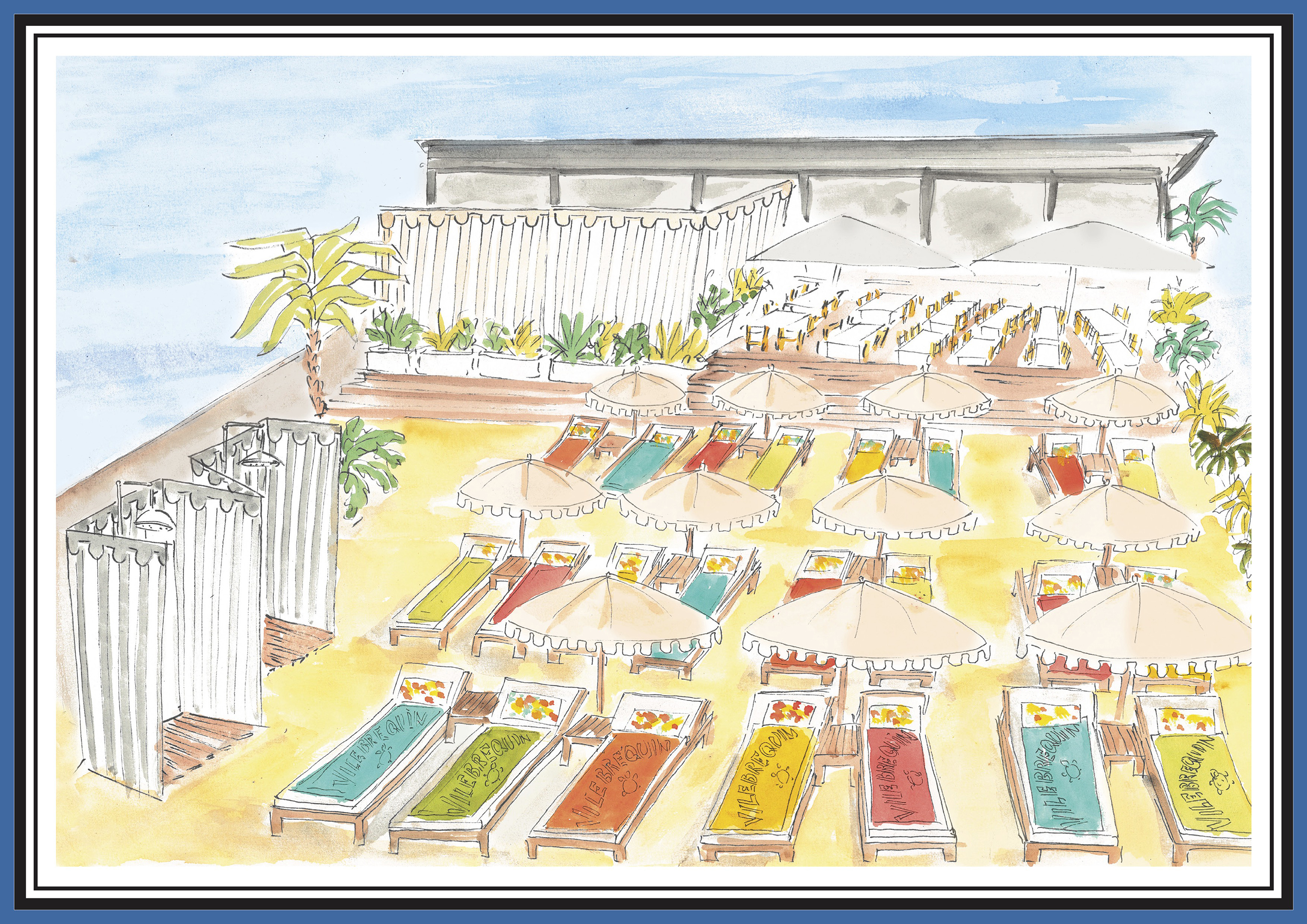 ILLUSTRATIONS VINCENT DARRE VBQ BEACH CLUB 5