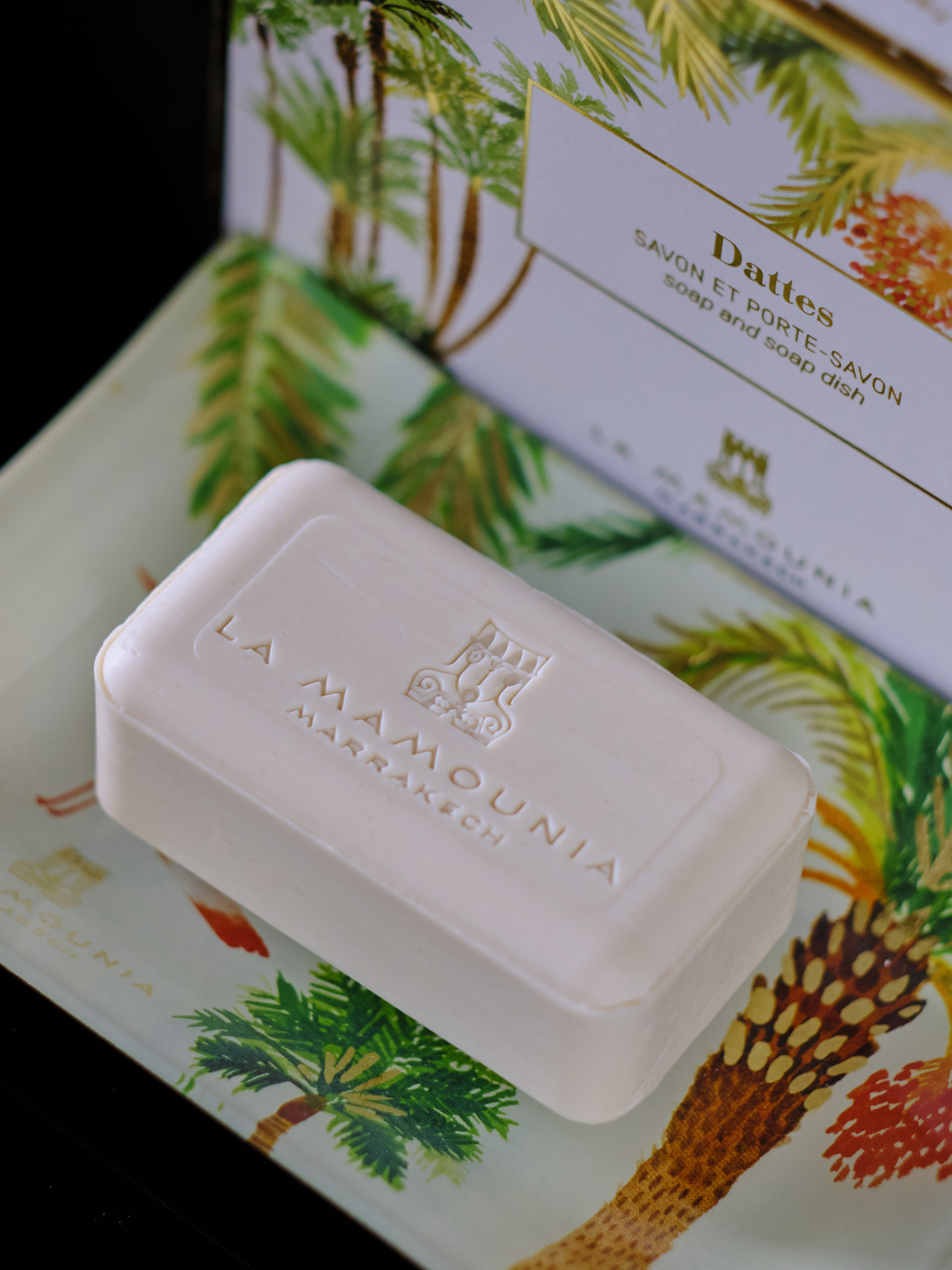 LA MAMOUNIA SAVON DATTE ET PORTE SAVON  450MAD  