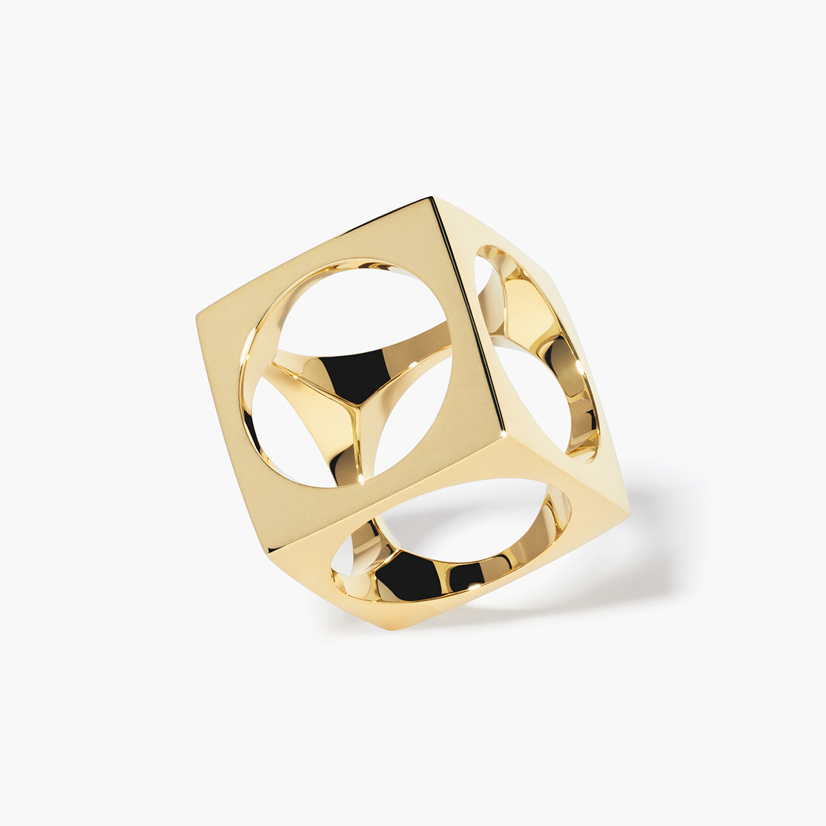 DINH VAN LE PAVE RING BIG MODEL YELLOW GOLD