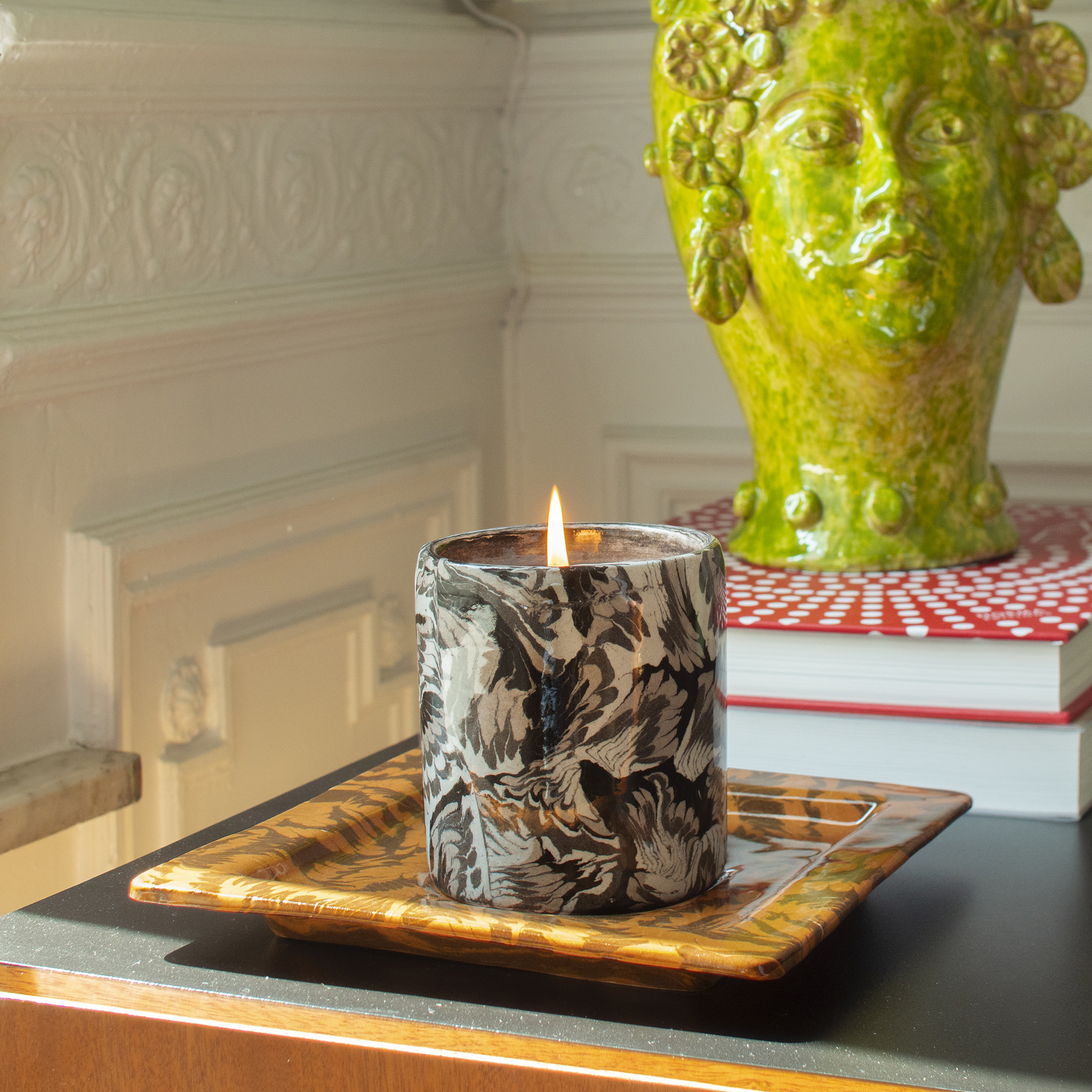 GILLES DEWAVRIN SINGLE TRAYS 195E REFILLABLE PERFUMED WAX 60E CONTAINING FROM MIXED MATERIALS 120E CRED ARNO CARAVEL B