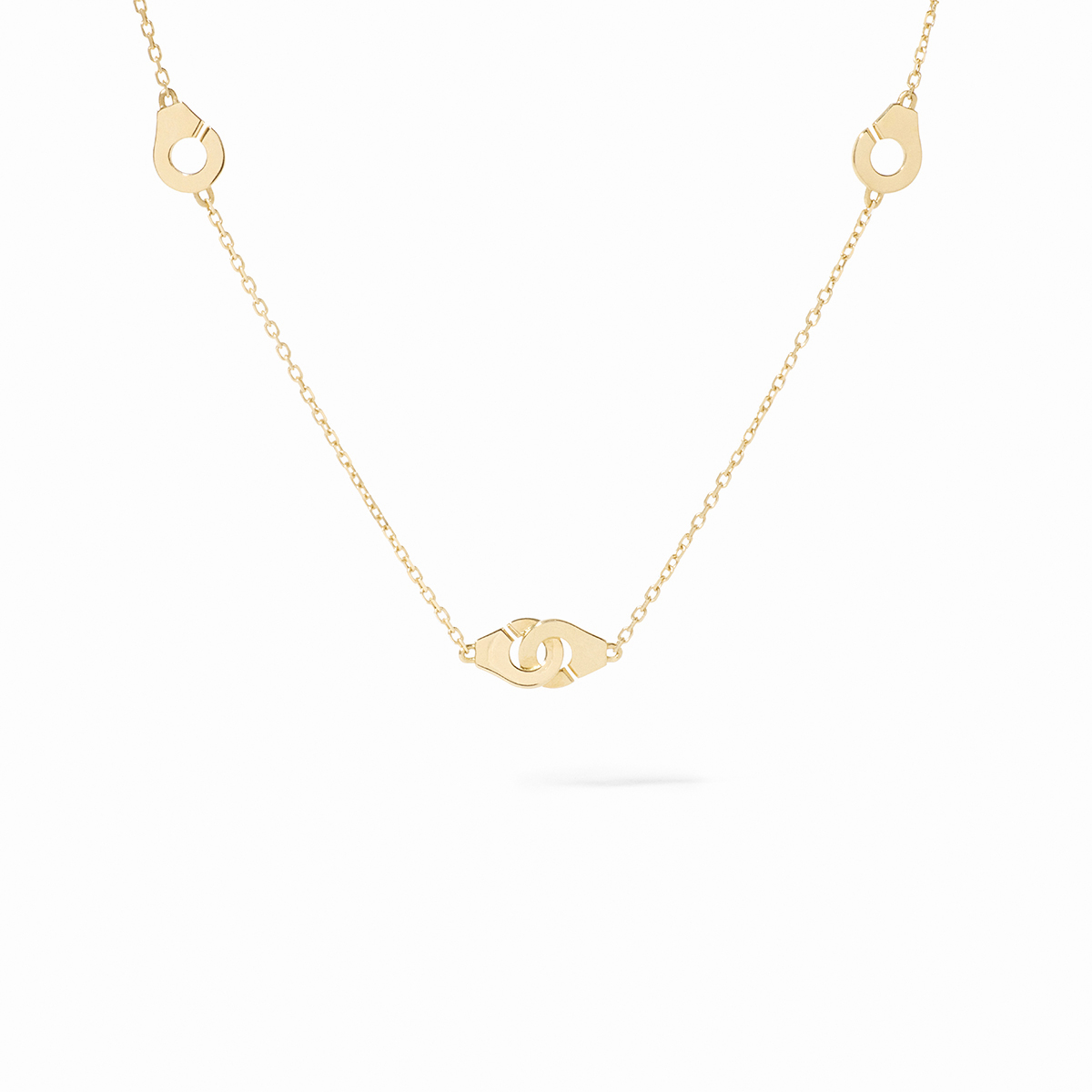 MENOTTES DINH VAN MULTI MOTIF NECKLACE YELLOW GOLD 990 EURO
