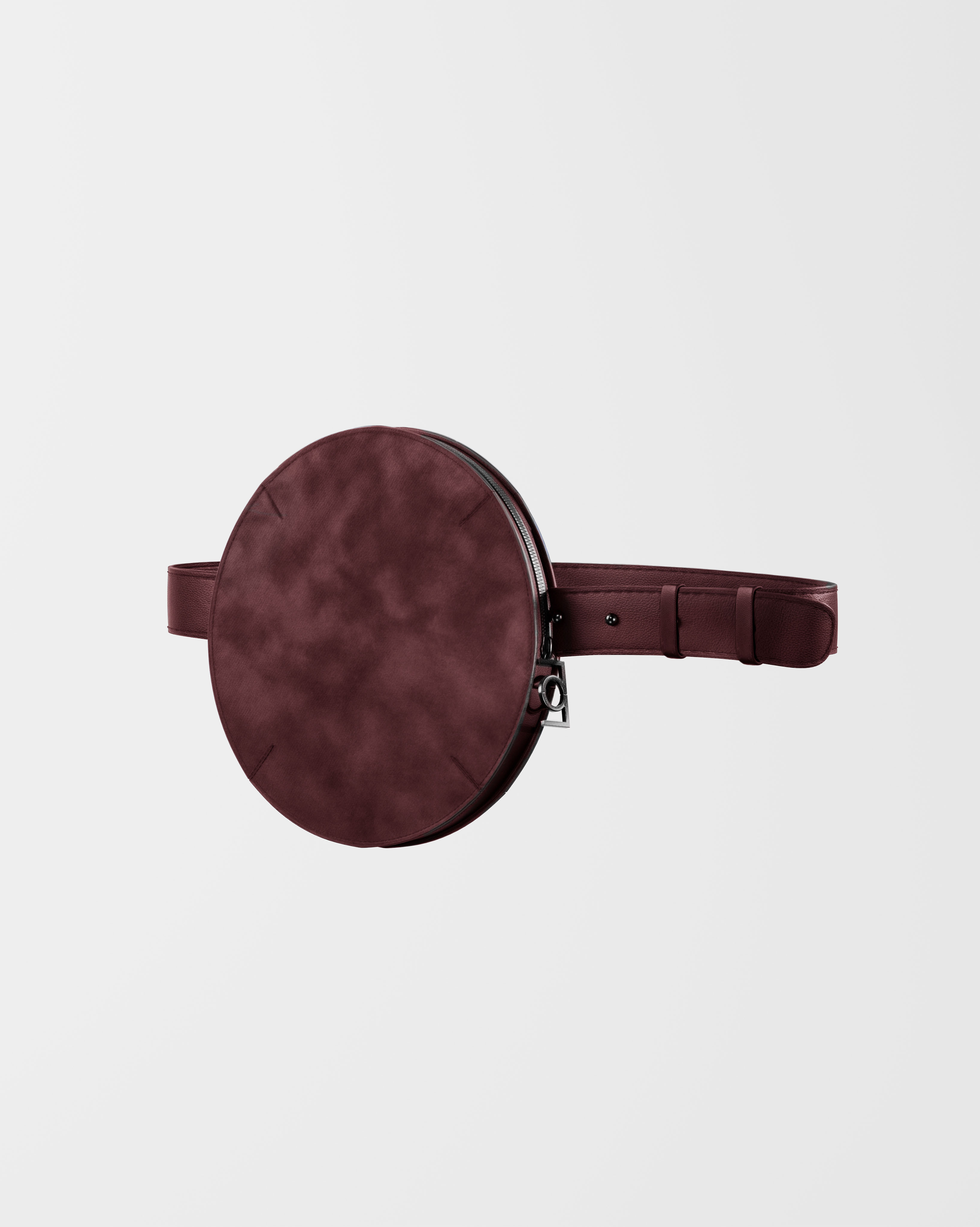 AMOROMA THE ROUND BAG BORDEAUX 2