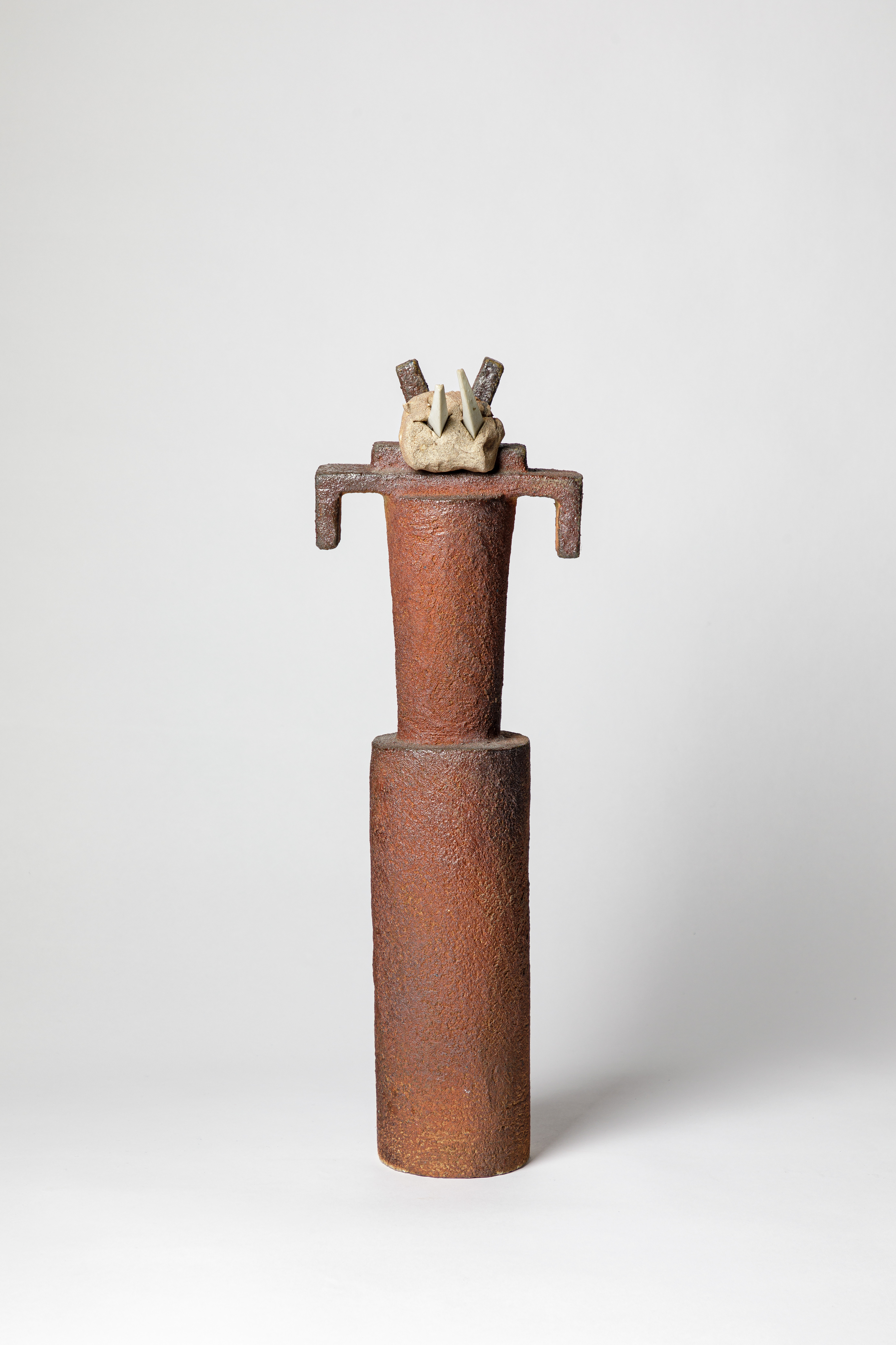 CB26 GALERIE SYLVAIN COURBOIS CLAUDINE MONCHAUSSE GRES MONTRE FUSIBLE 52X17X14 CREDIT PASCAL VANGYSEL 2022