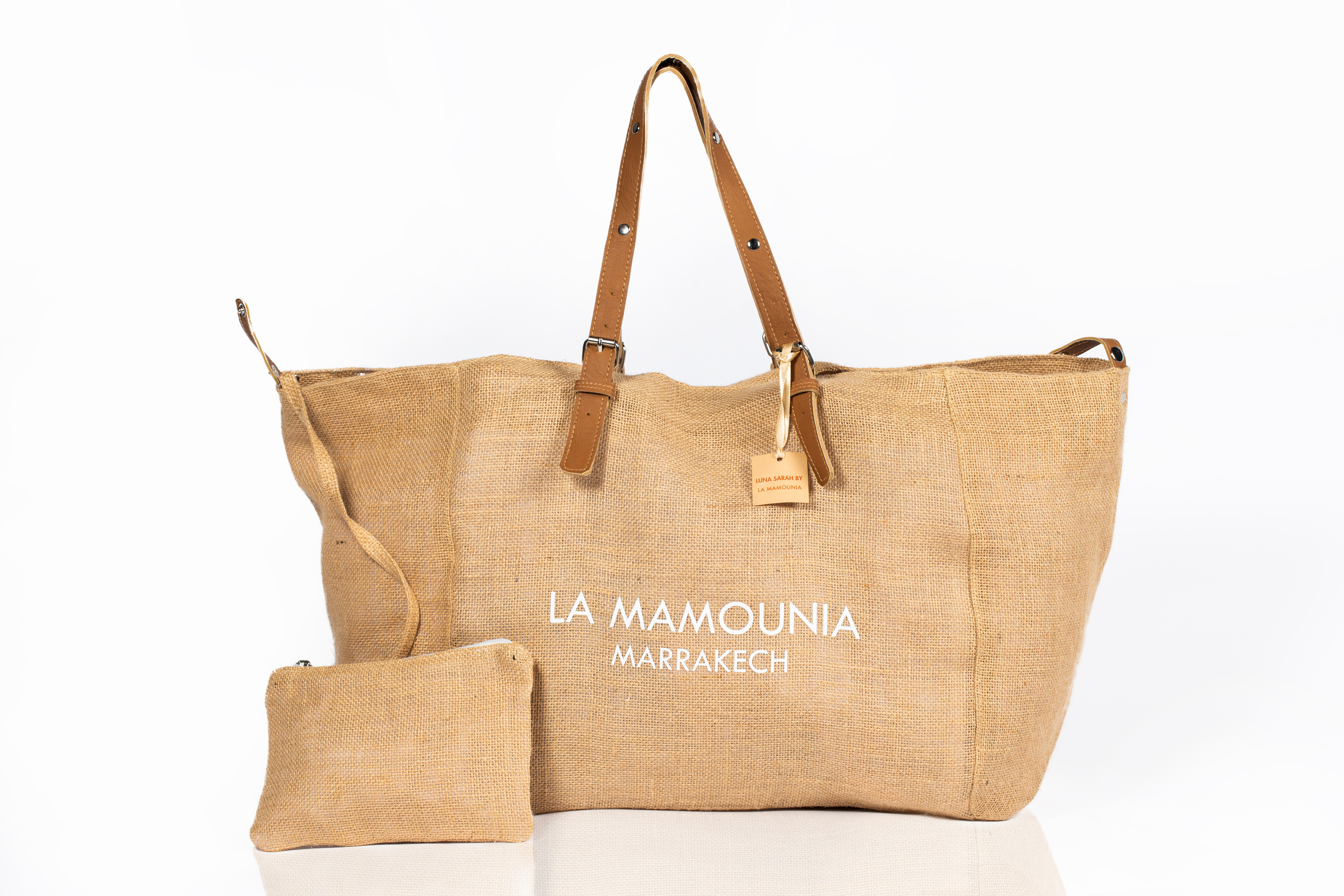 LA MAMOUNIA   SAC EN TOILE DE JUTE 750 MAD