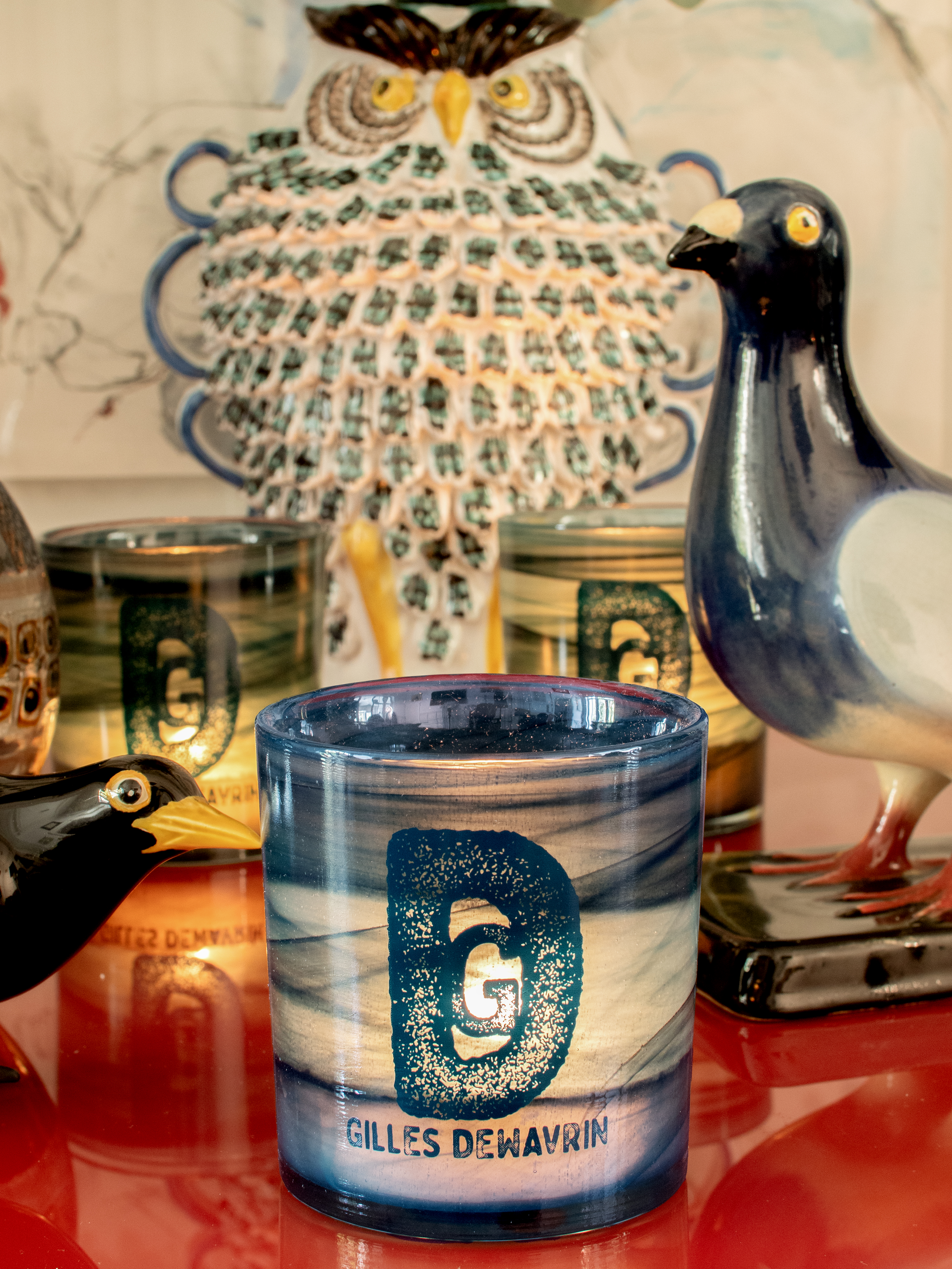 GILLES DEWAVRIN SWIRL GLASS CANDLES 59EUR CREDITS ARNO CARAVEL 6