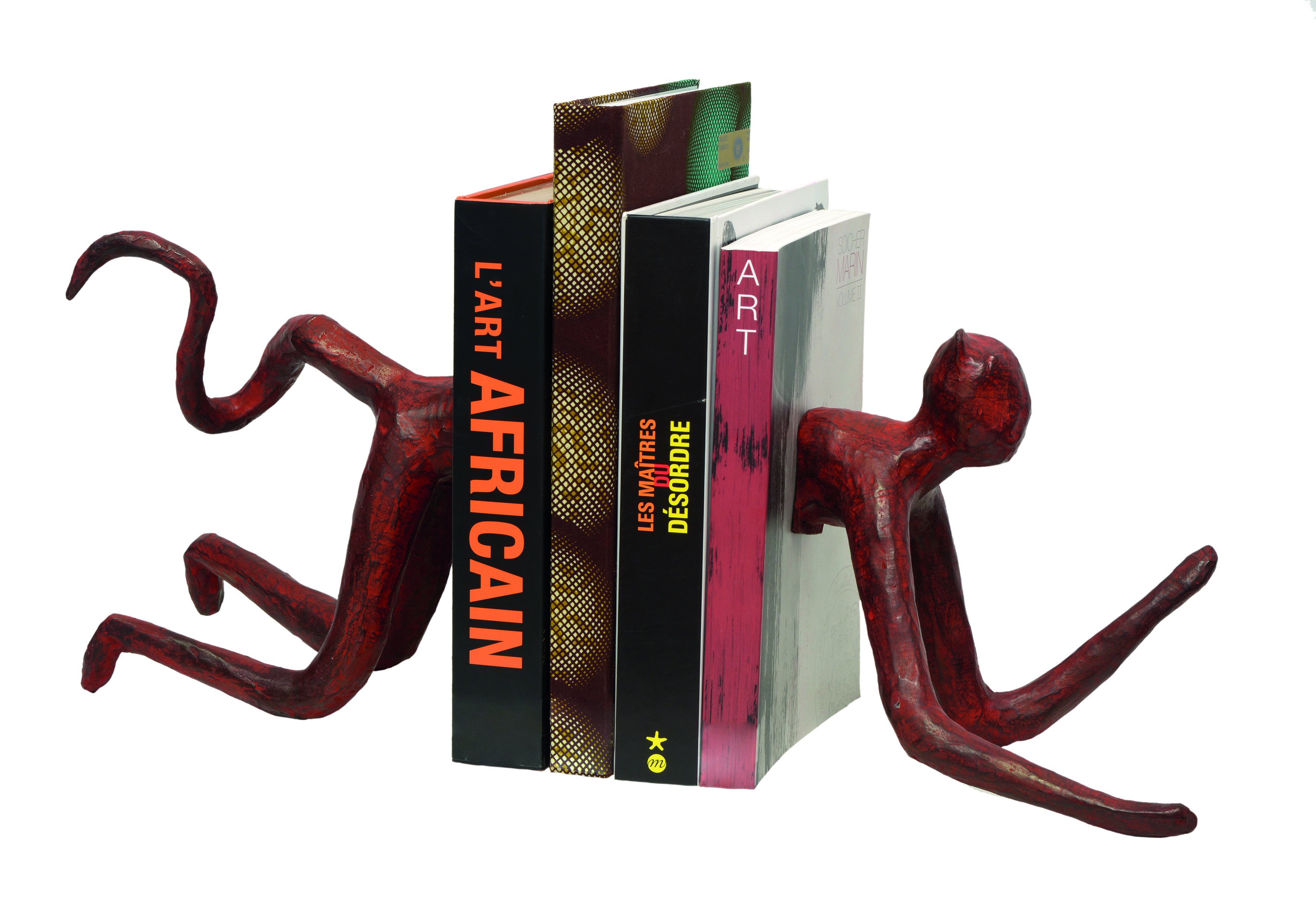 ISABELLE DE BORCHGRAVE BOOK HOLDER IN BRONZE MATERIAL