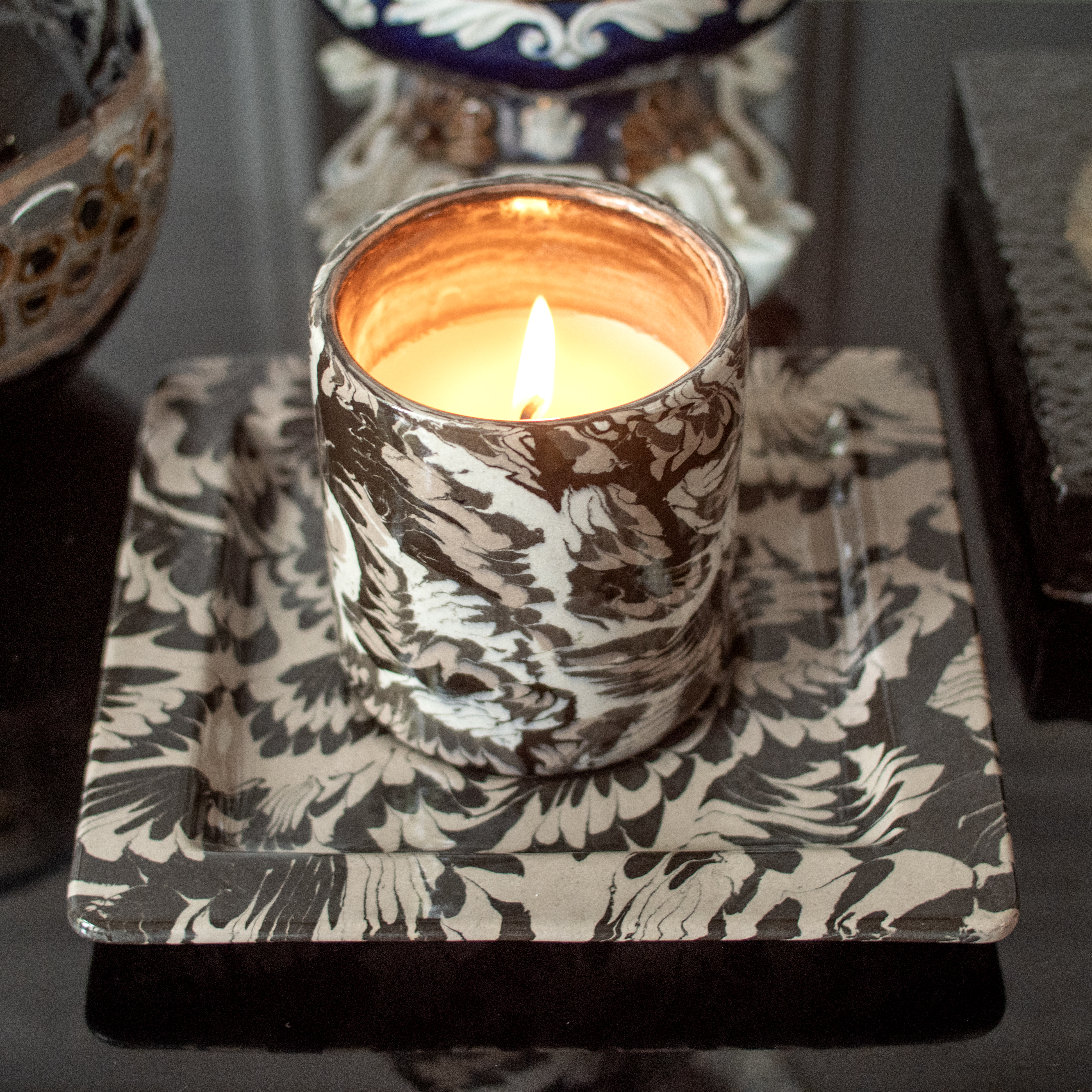 GILLES DEWAVRIN TERRES MELEES CANDLES 60EUR SINGLE TRAY 195EUR CREDIT ARNO CARAVEL 2