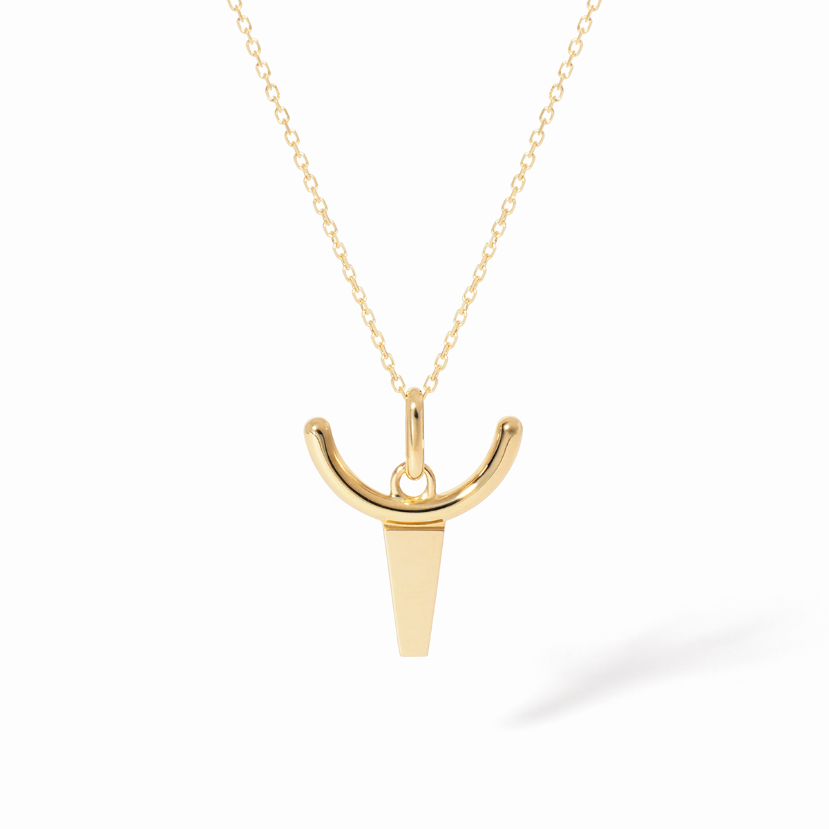 DINH VAN LES SIGNES SMALL PENDANT YELLOW GOLD TAURUS 1180EUR