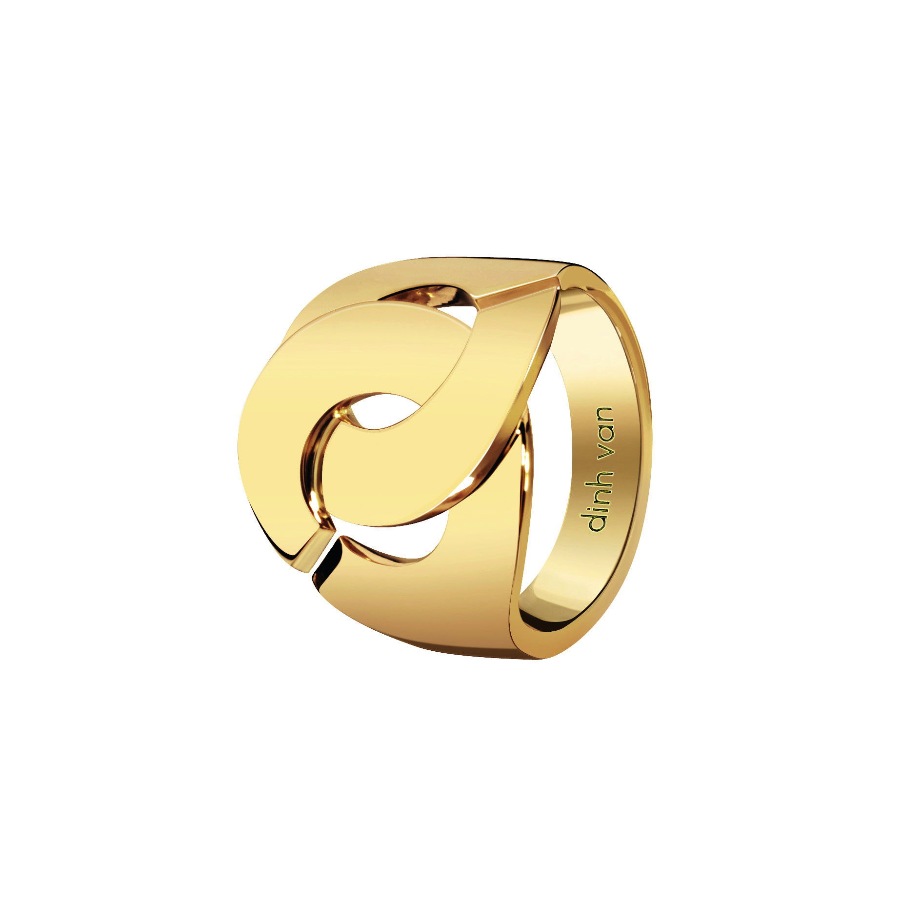 DINH VAN RING MENOTTES DINH VAN R16 YELLOW GOLD