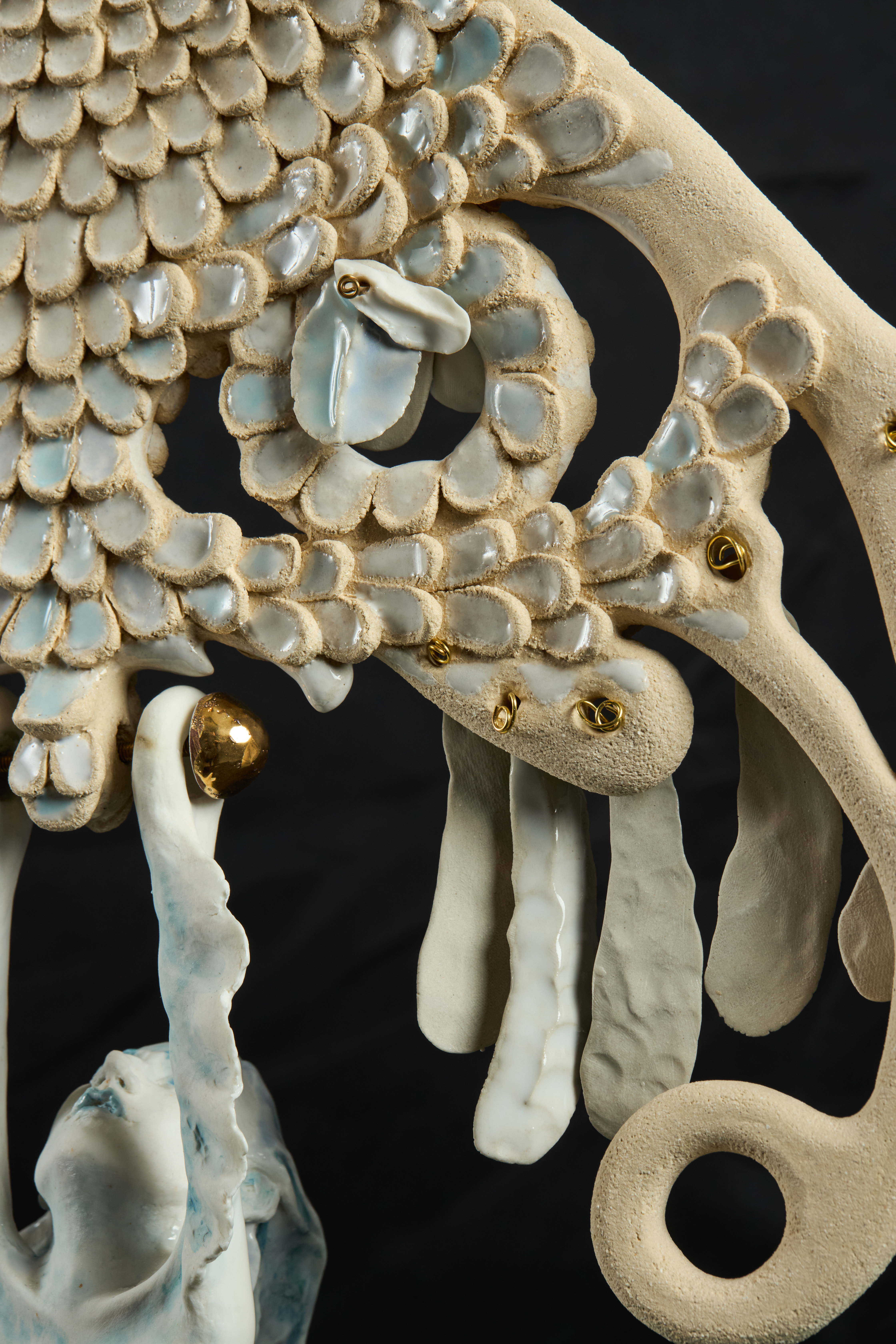 CB26 SEALED EARTH GALERIE MAGGY IOANNOU GREED STONEWARE CLAY PORCELAIN 185CM X 120CM X 40CM 2025  