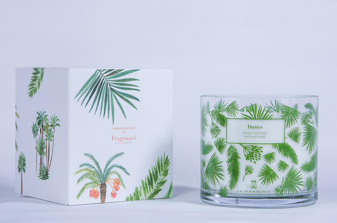 LA MAMOUNIA BOUGIE PARFUMEE DATTES QUATRE MECHES 220EUR
