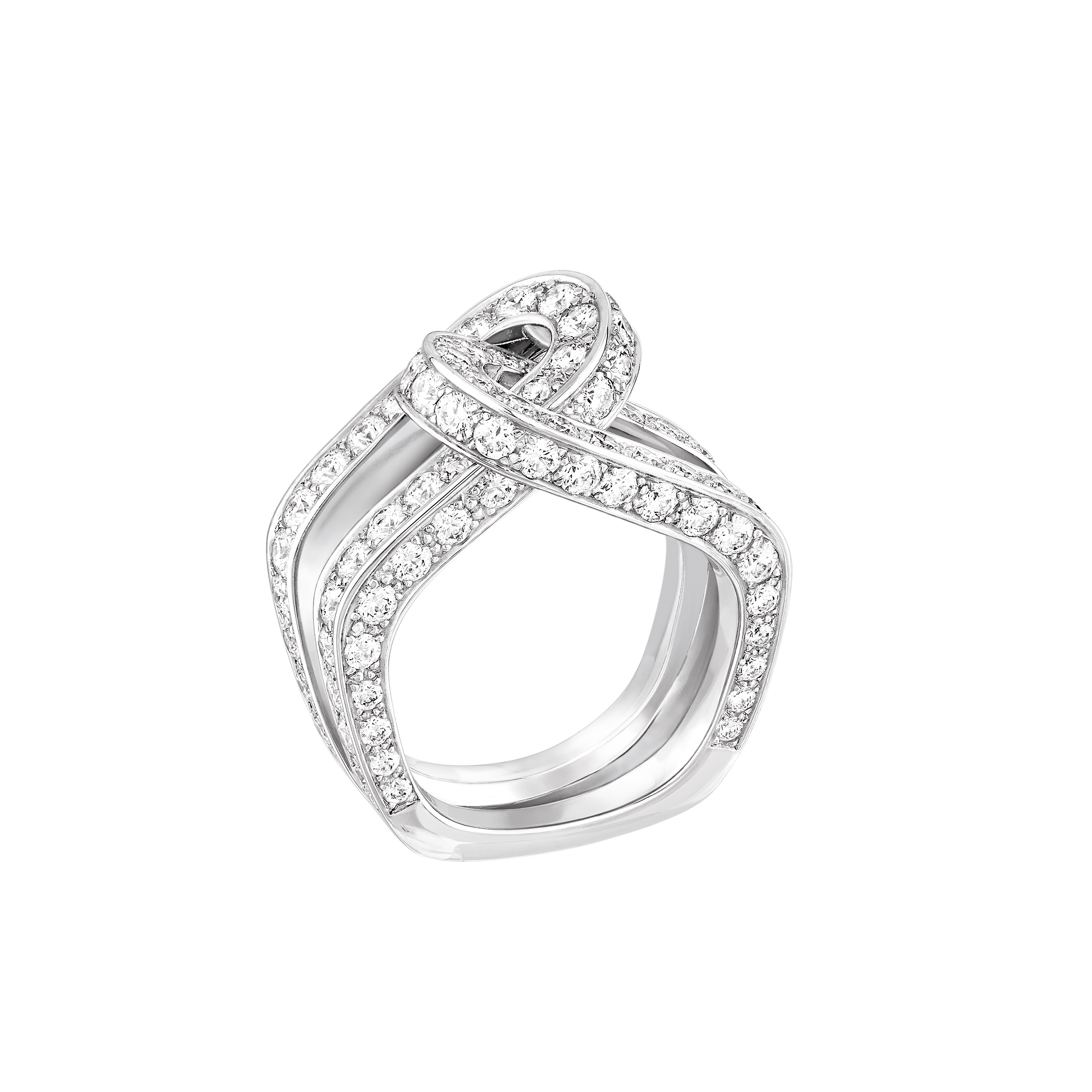 DINH VAN MAILLON RING STAR WHITE GOLD AND DIAMONDS 17500EUR