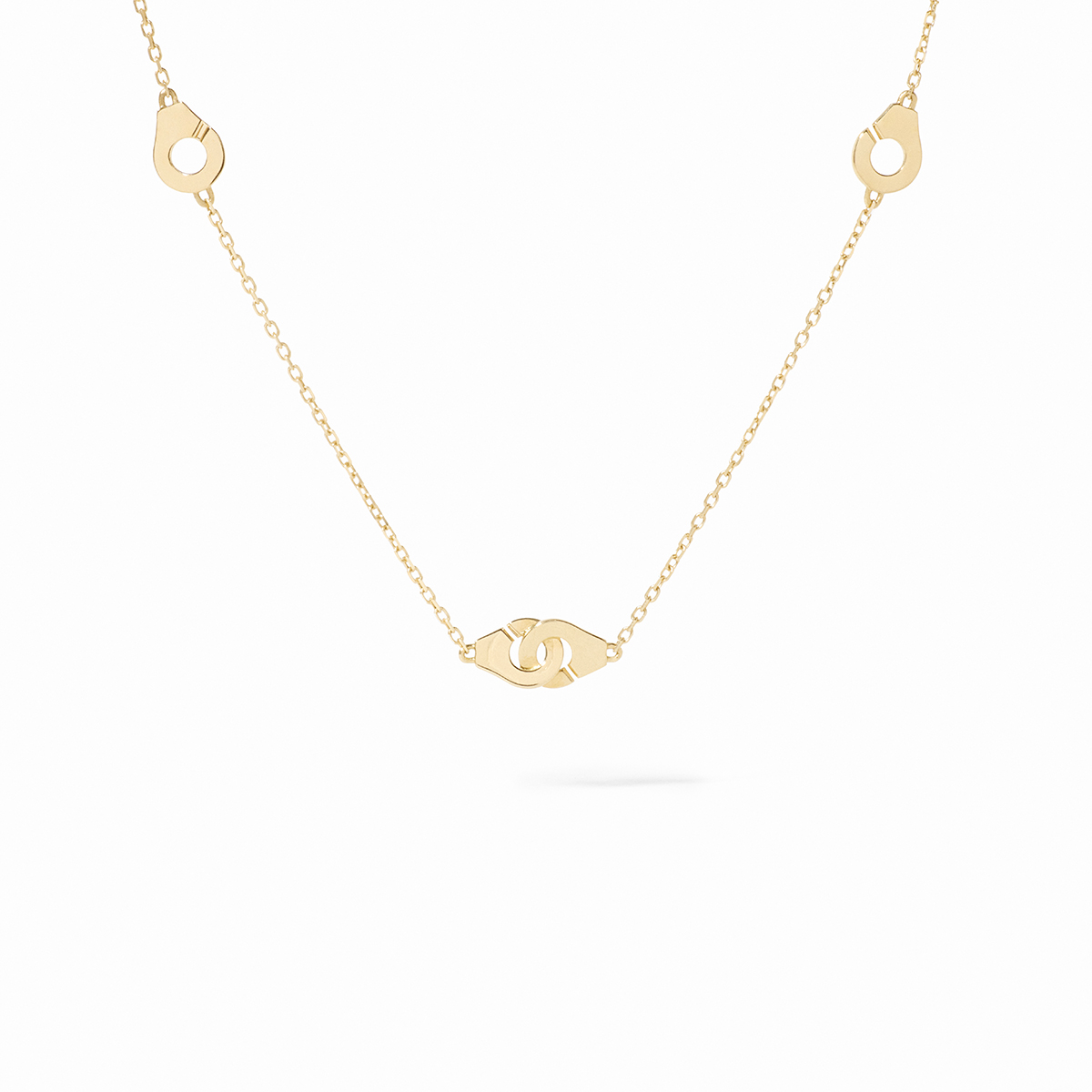DINH VAN MENOTTES R5 NECKLACE FORCAT CHAIN YELLOW GOLD