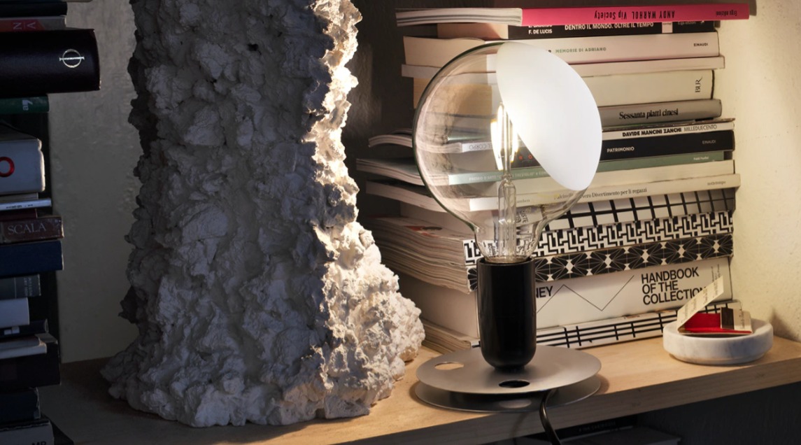 CID ARTSHOP LAMPADINA ACHILLE CASTIGLIONI FLOS NOIR 99.92EUROS